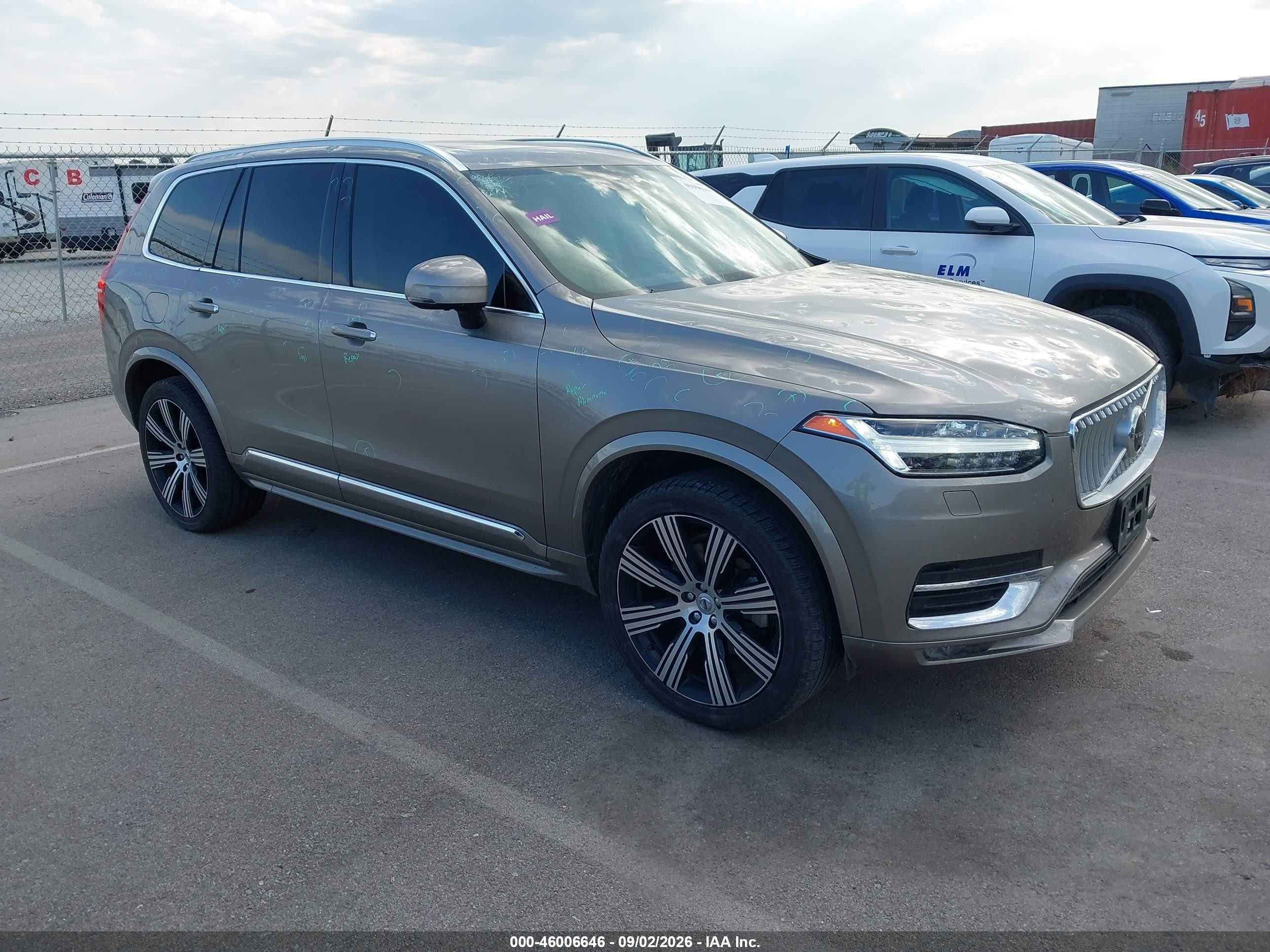 2022 Volvo XC90 VIN YV4A221L3N1804178 — IAAI salvage auction photo