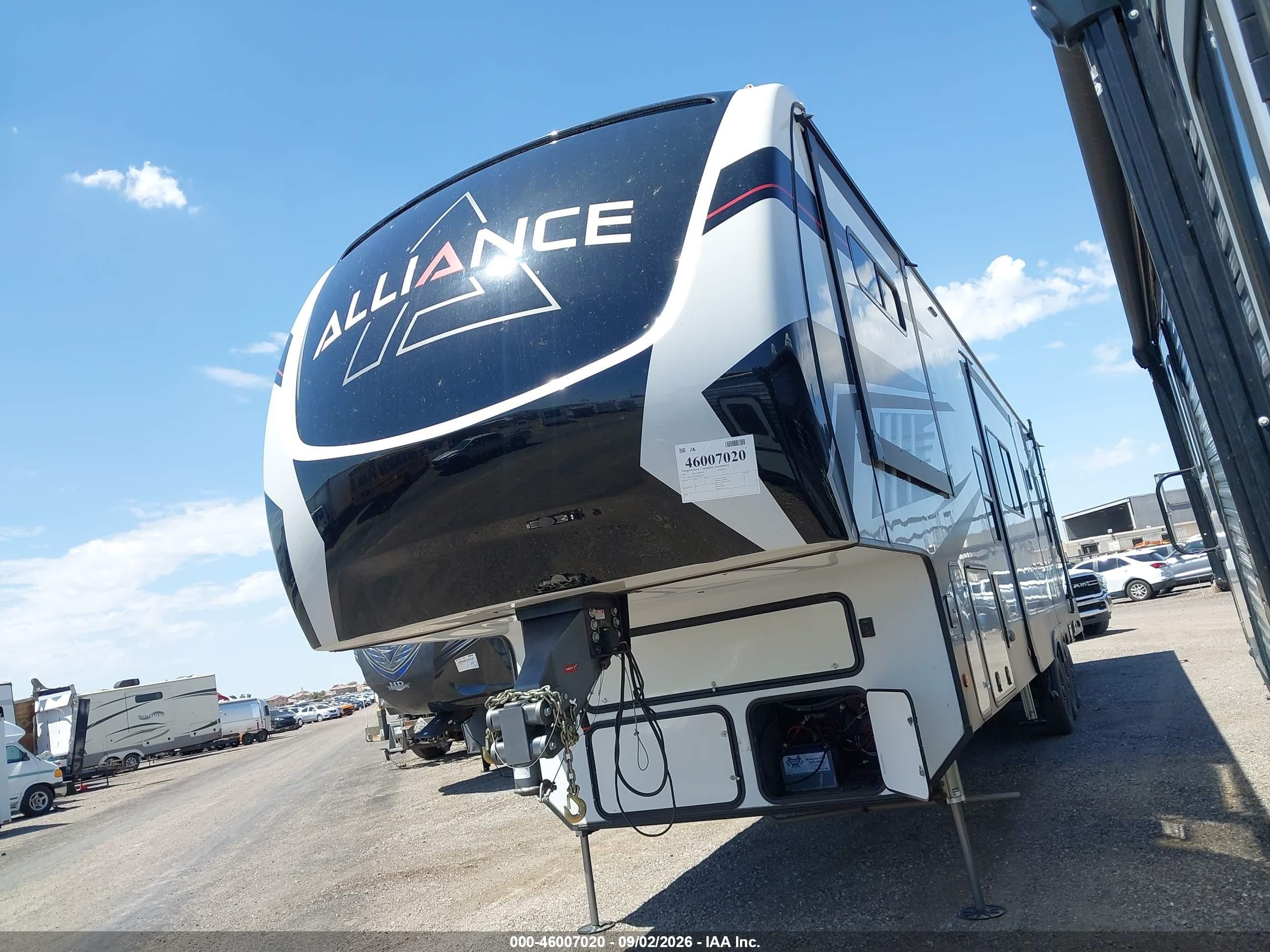 2021 Alliance Valor VIN 7M5FV4531MA002521 IAAI salvage auction — Unknown, Salvage (Arizona), sold $12,500 on 2026-09-16 (photo 2)