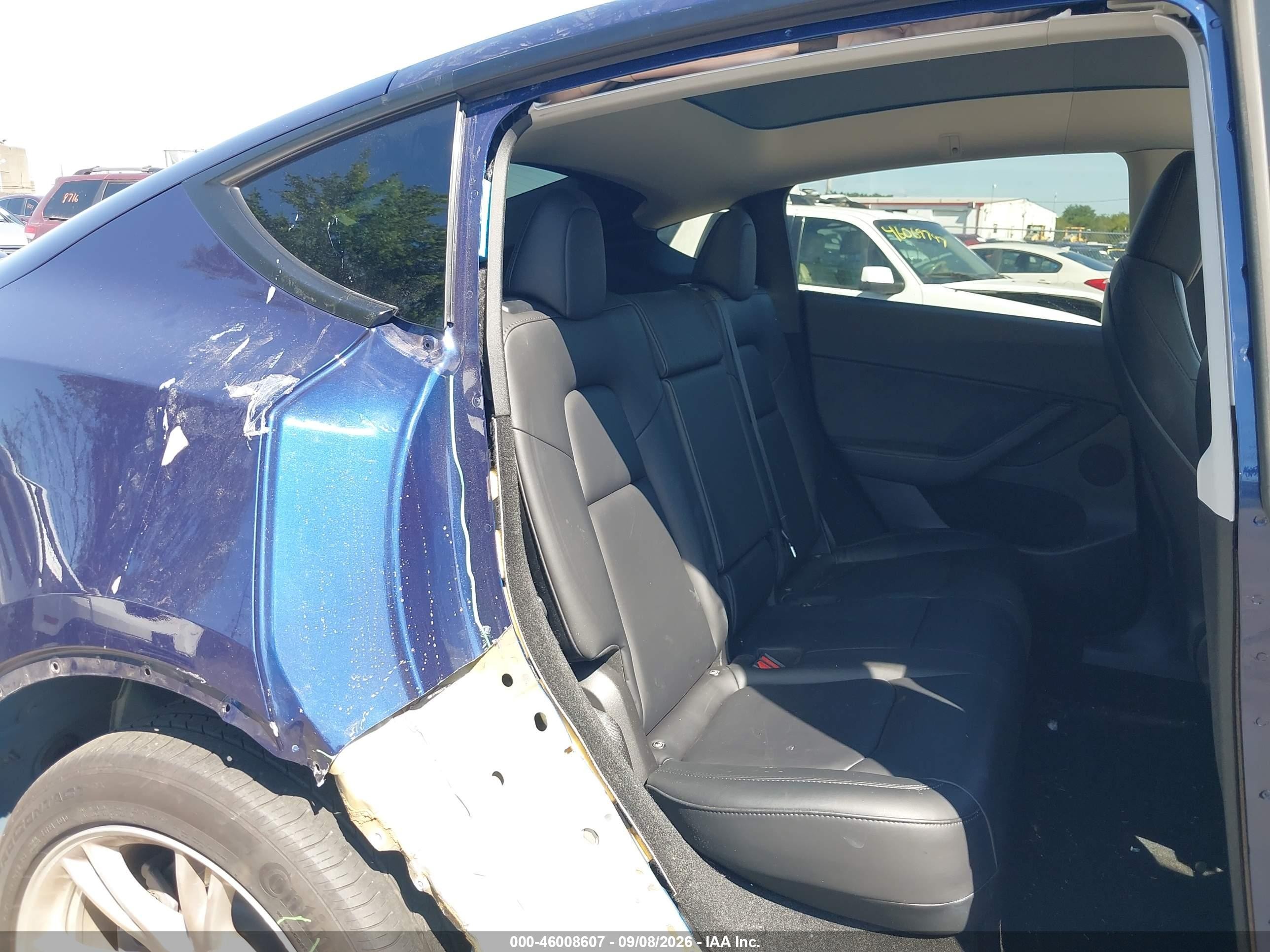 2023 Tesla Model y VIN 7SAYGDEE3PF850407 IAAI salvage auction — Front End, Salvage (New Jersey), sold $11,100 on 2026-10-05 (photo 8)