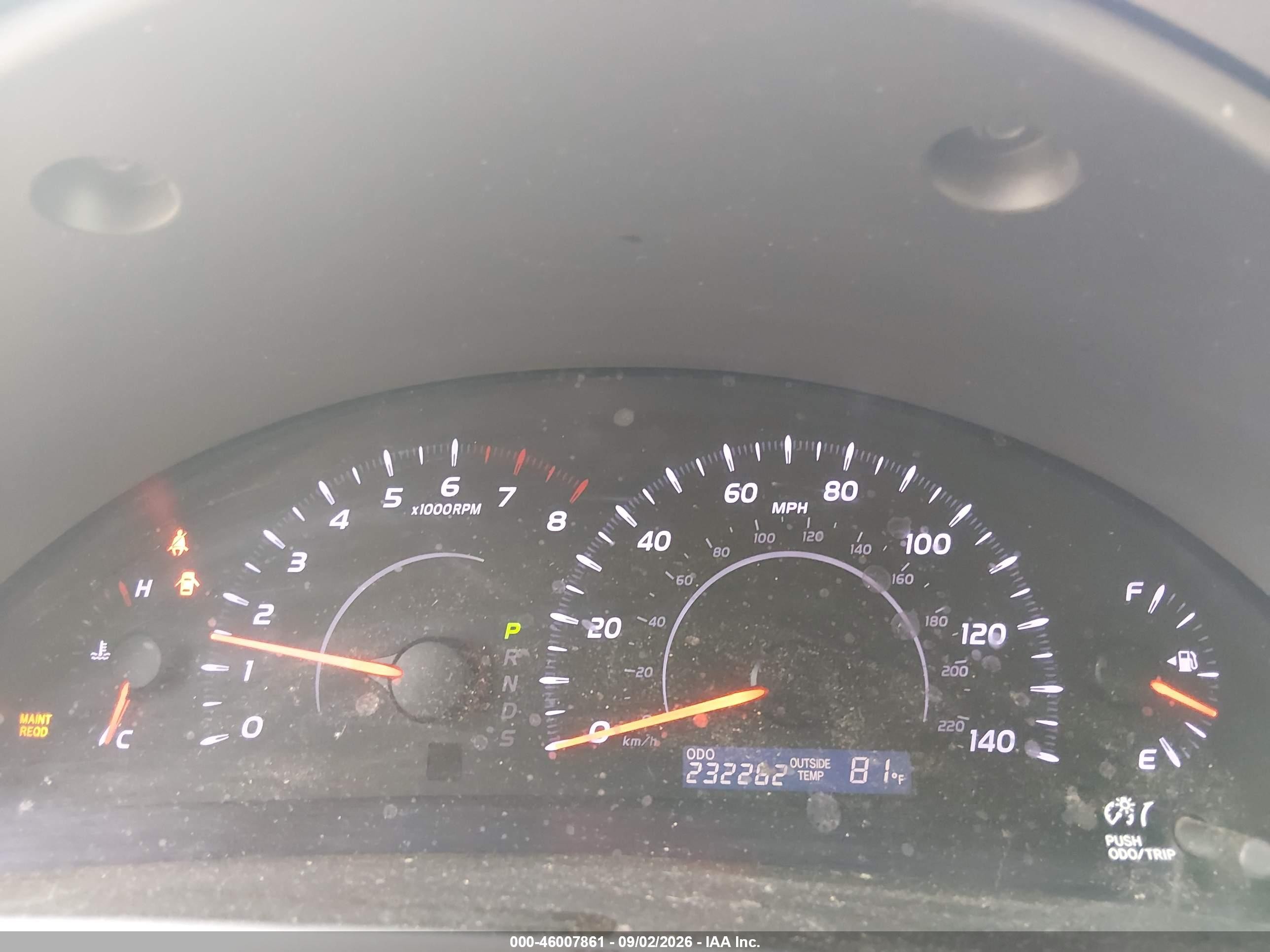 2010 Toyota Camry VIN 4T4BF3EK2AR073644 IAAI salvage auction — Normal Wear, Clear (Illinois), sold $375 on 2026-09-08 (photo 7)