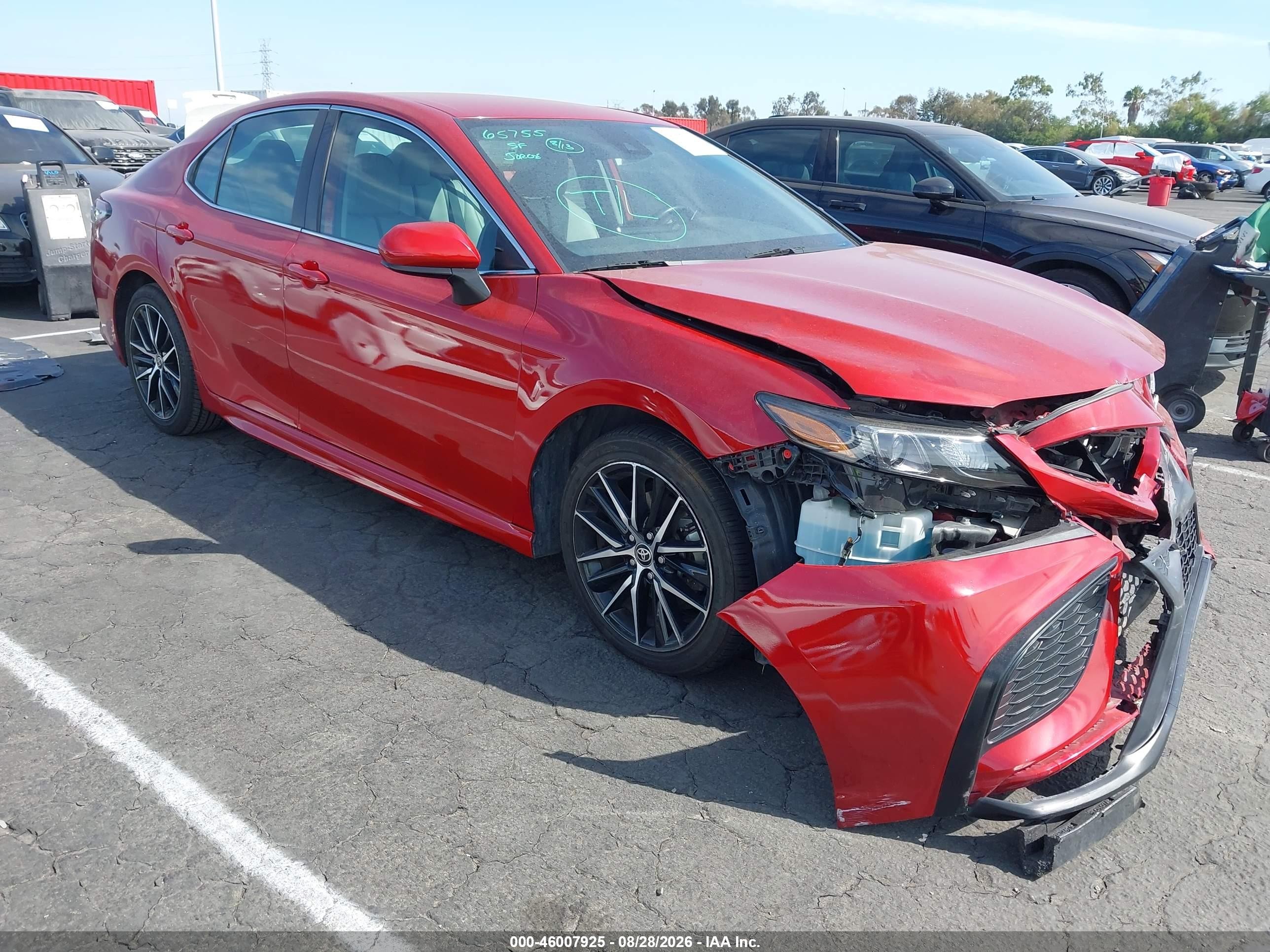 2021 Toyota Camry VIN 4T1G11AK9MU429391 — IAAI salvage auction photo