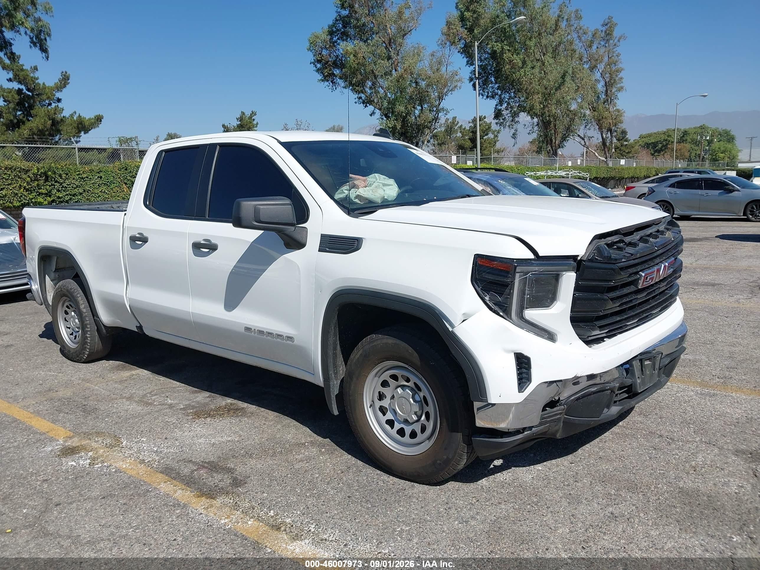 2024 GMC Sierra 1500 VIN 1GTRHAEK7RZ161907 — IAAI salvage auction photo