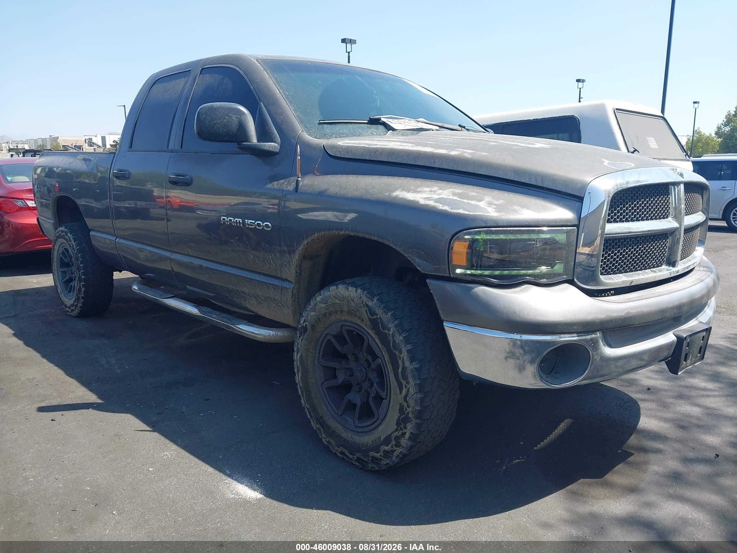 2004 Dodge Ram 1500 VIN 1D7HA18N84J286790 IAAI salvage auction — Side, Salvage Certificate (California), sold $925 on 2026-09-13 (photo 1)