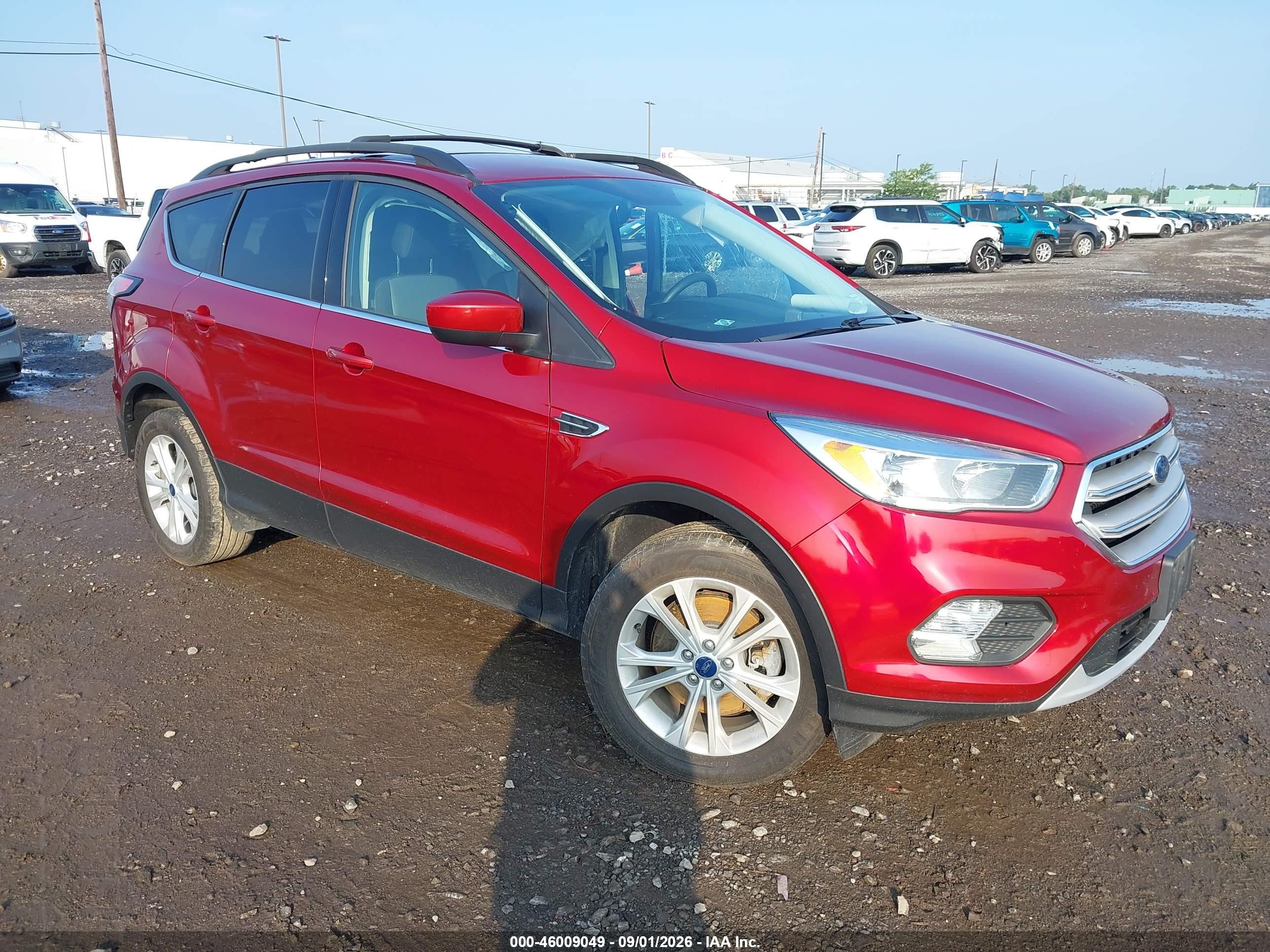 2018 Ford Escape VIN 1FMCU9GD8JUD46558 IAAI salvage auction — Side, Mv-907A (New York), sold $1,350 on 2026-09-13 (photo 1)