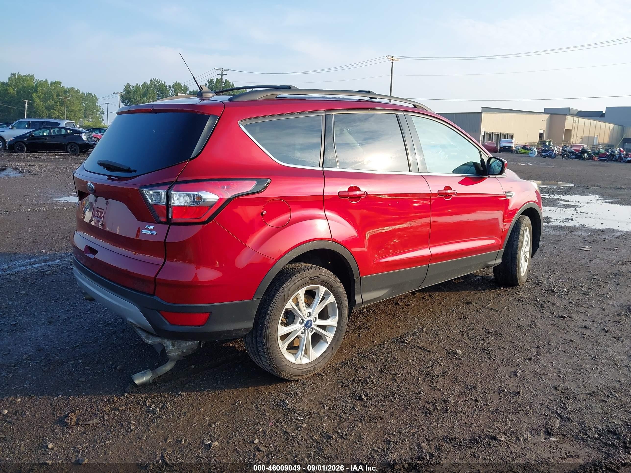 2018 Ford Escape VIN 1FMCU9GD8JUD46558 IAAI salvage auction — Side, Mv-907A (New York), sold $1,350 on 2026-09-13 (photo 4)