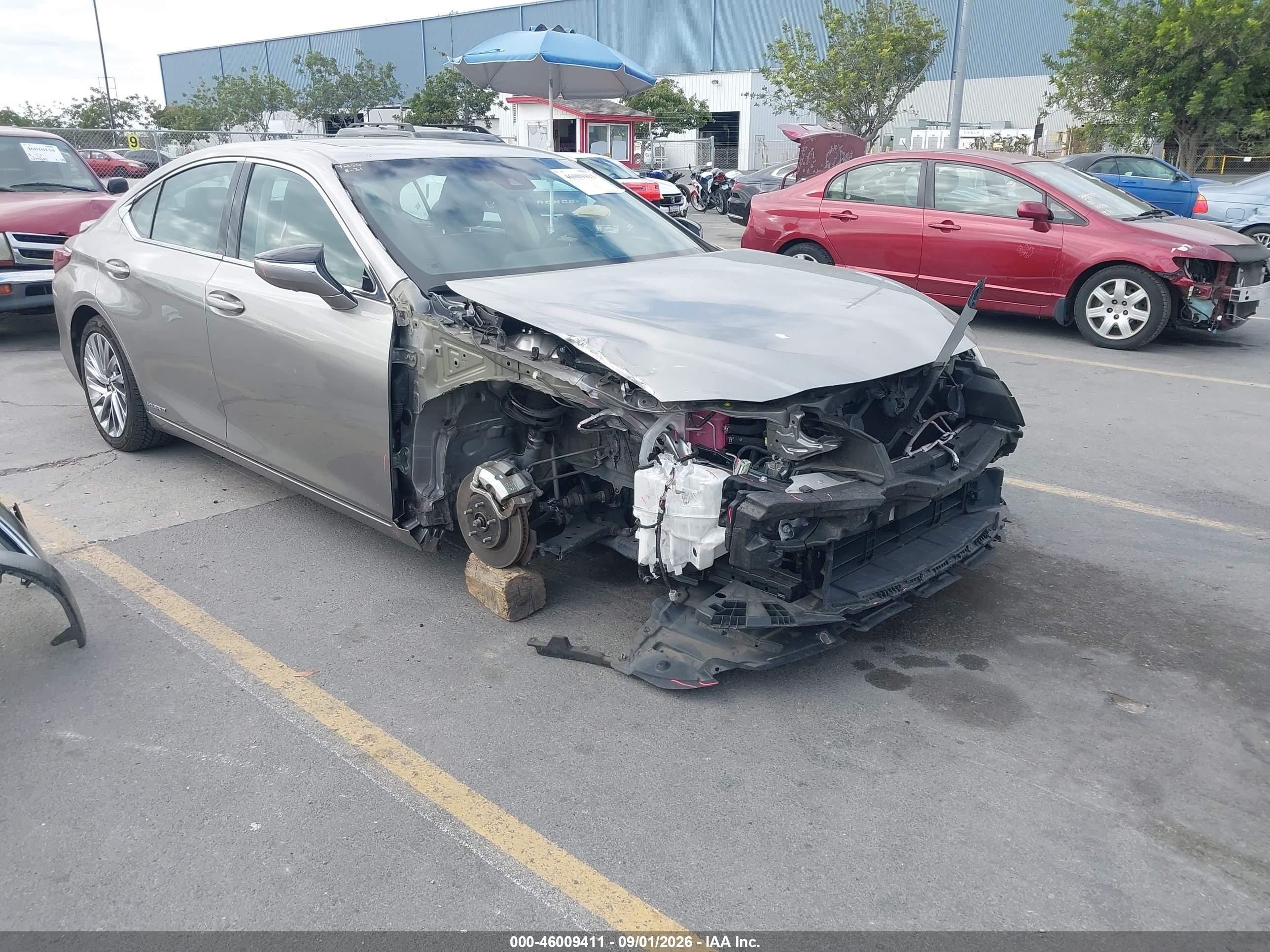 2019 Lexus ES 300h VIN 58AB21B14KU002042 — IAAI salvage auction photo