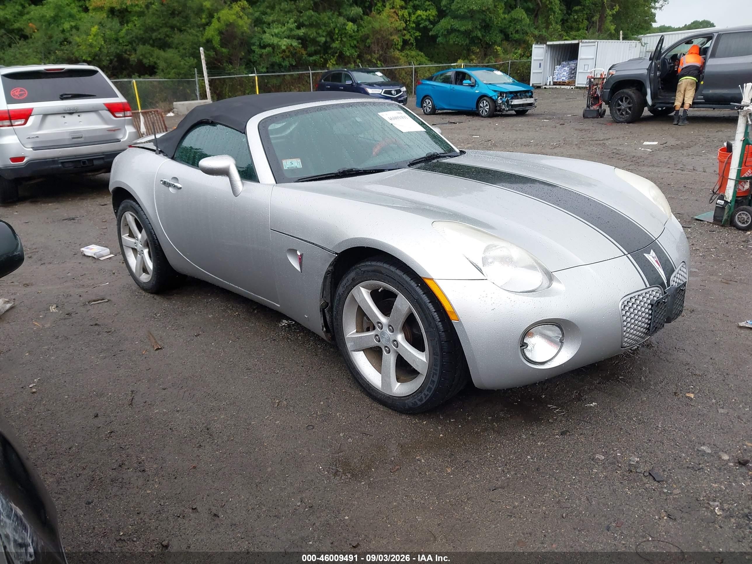 2008 Pontiac Solstice VIN 1G2MB35B48Y120425 IAAI salvage auction — Rear End, Salvage (Idaho), sold $375 on 2026-09-19 (photo 1)