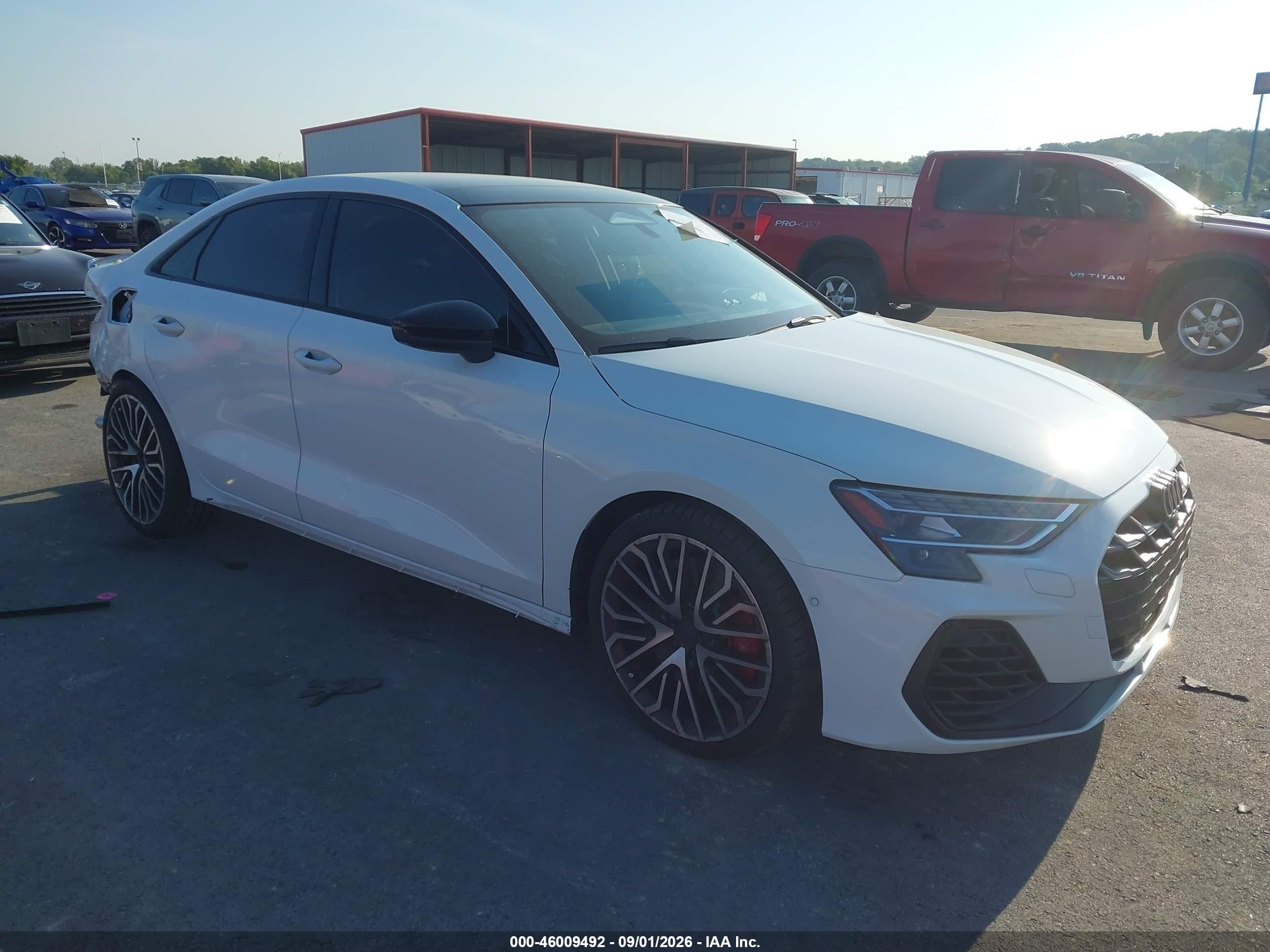 2026 Audi S3 VIN WAUG5DGY9TA052709 — IAAI salvage auction photo
