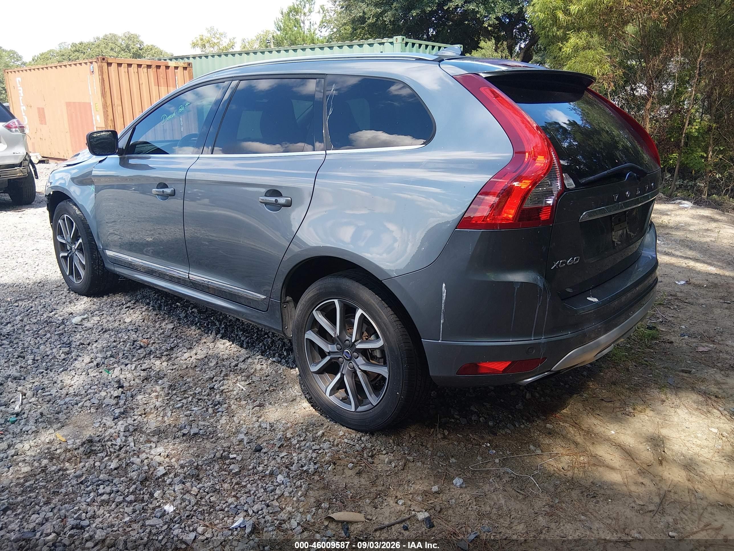 2017 Volvo Xc60 VIN YV449MRR5H2129753 IAAI salvage auction — Front End, Salvage (South Carolina), sold $4,300 on 2026-09-30 (photo 3)