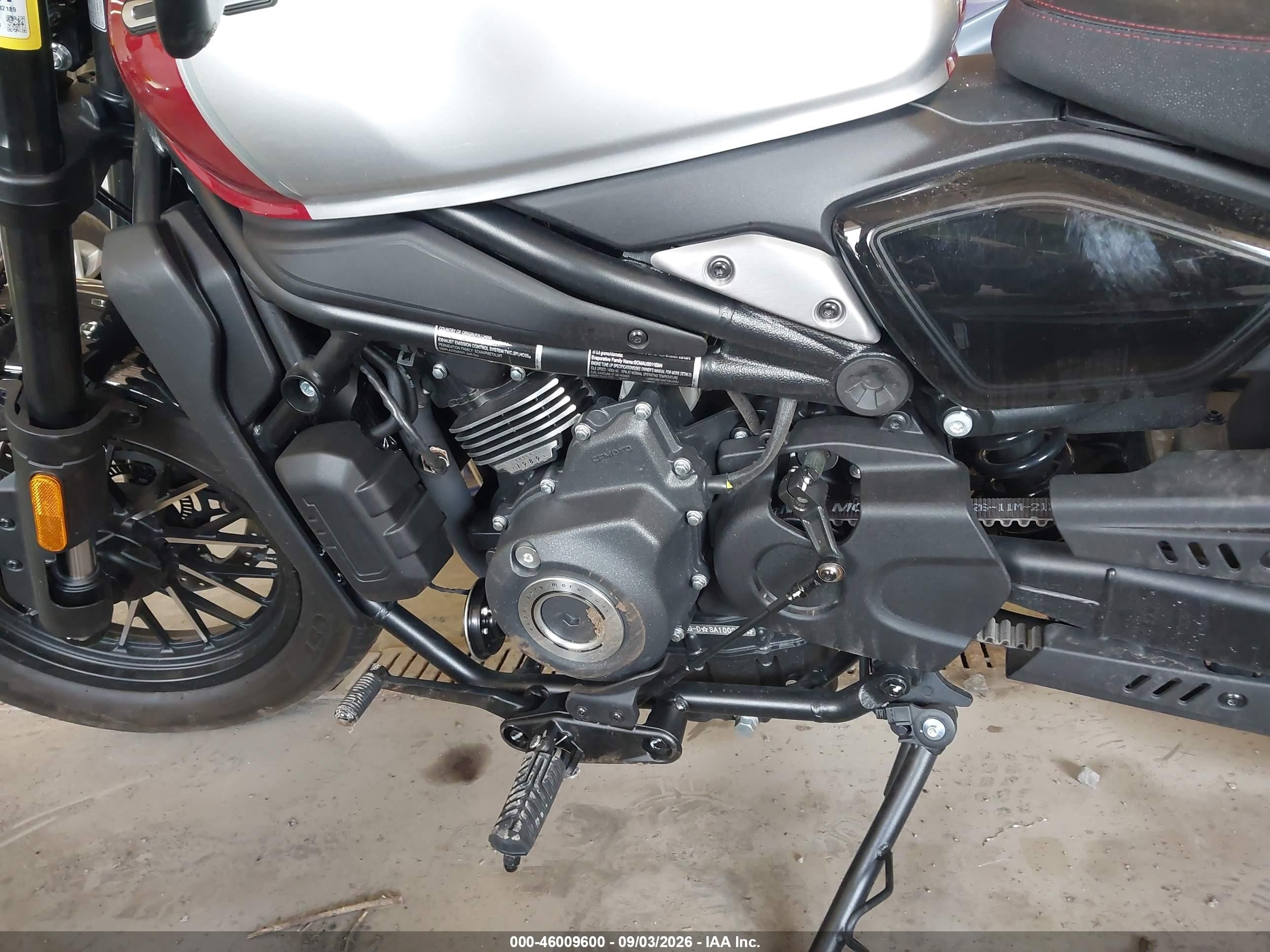 2025 Cf Moto 450 Cl-c VIN LCEPESLF5S6002189 IAAI salvage auction — Side, Mv-907A (New York), sold $950 on 2026-10-21 (photo 9)