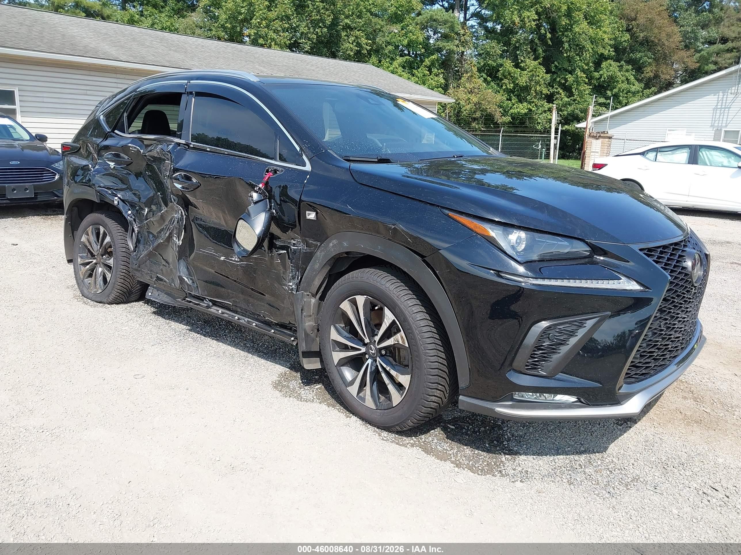 2020 Lexus NX 300 VIN JTJSARDZ0L5004797 — IAAI salvage auction photo