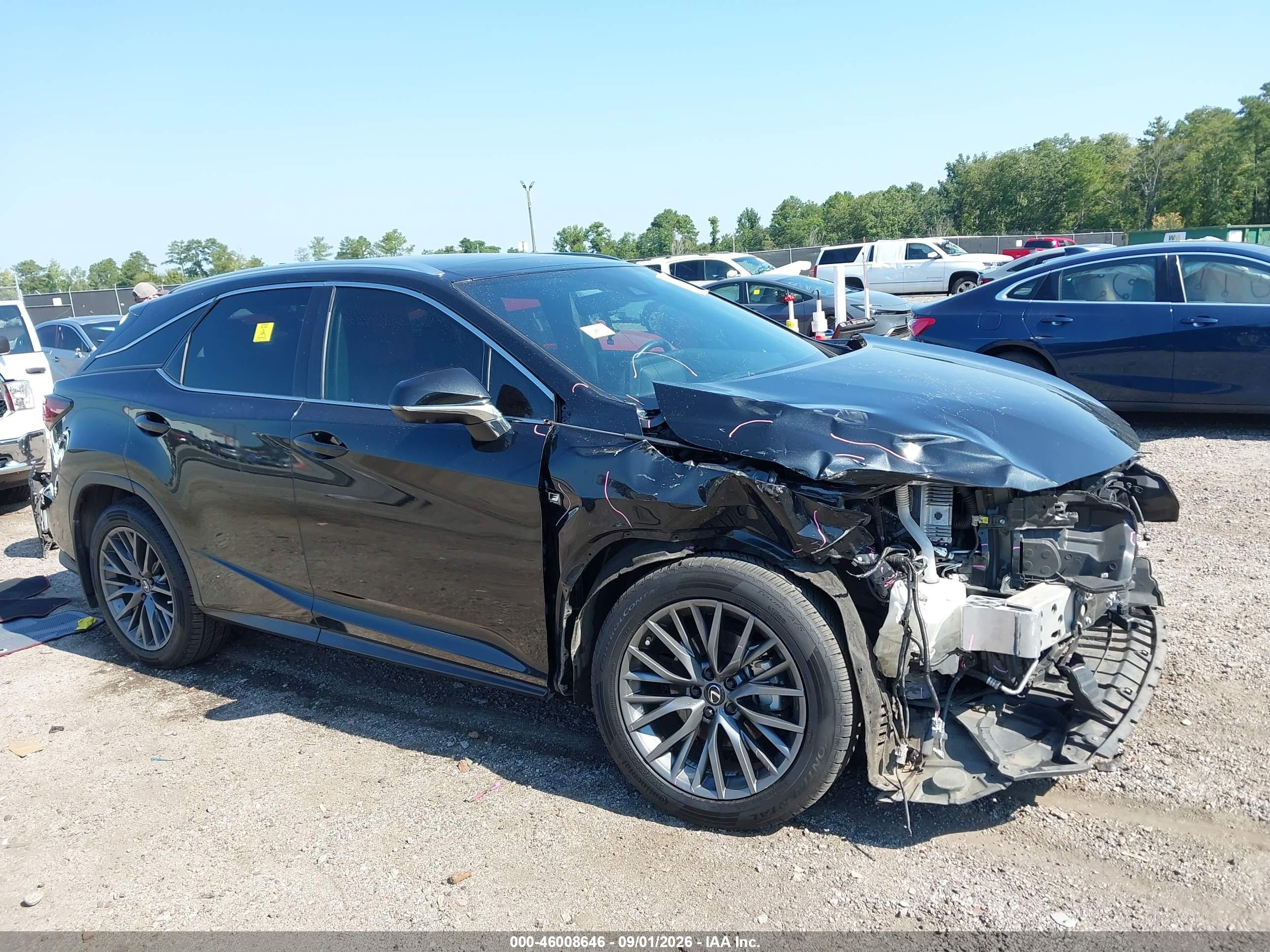 2022 Lexus RX 450h VIN 2T2YGMDA7NC073030 — IAAI salvage auction photo
