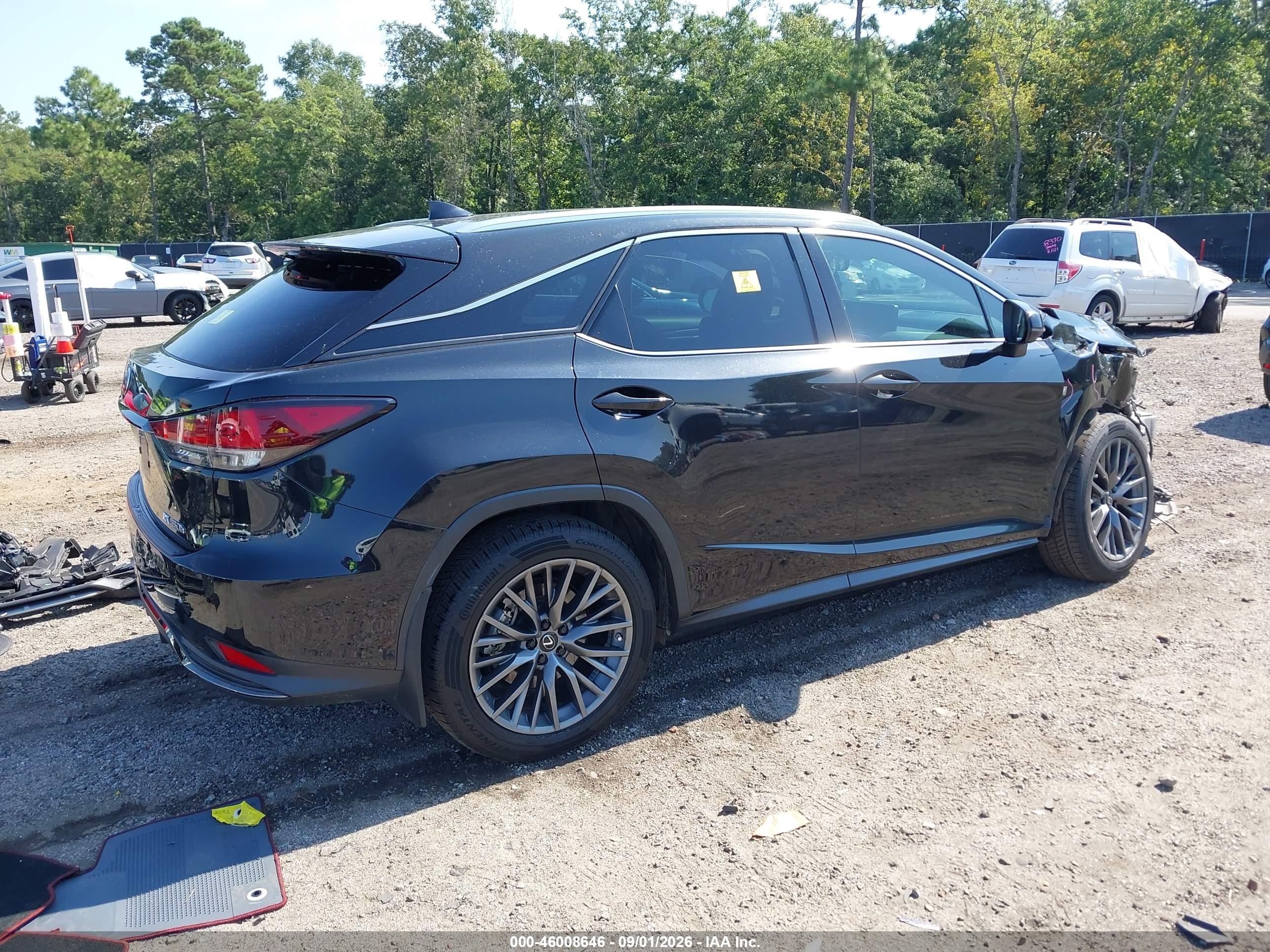 2022 Lexus Rx VIN 2T2YGMDA7NC073030 IAAI salvage auction — Unknown, Clear (South Carolina), sold $19,600 on 2026-09-19 (photo 4)