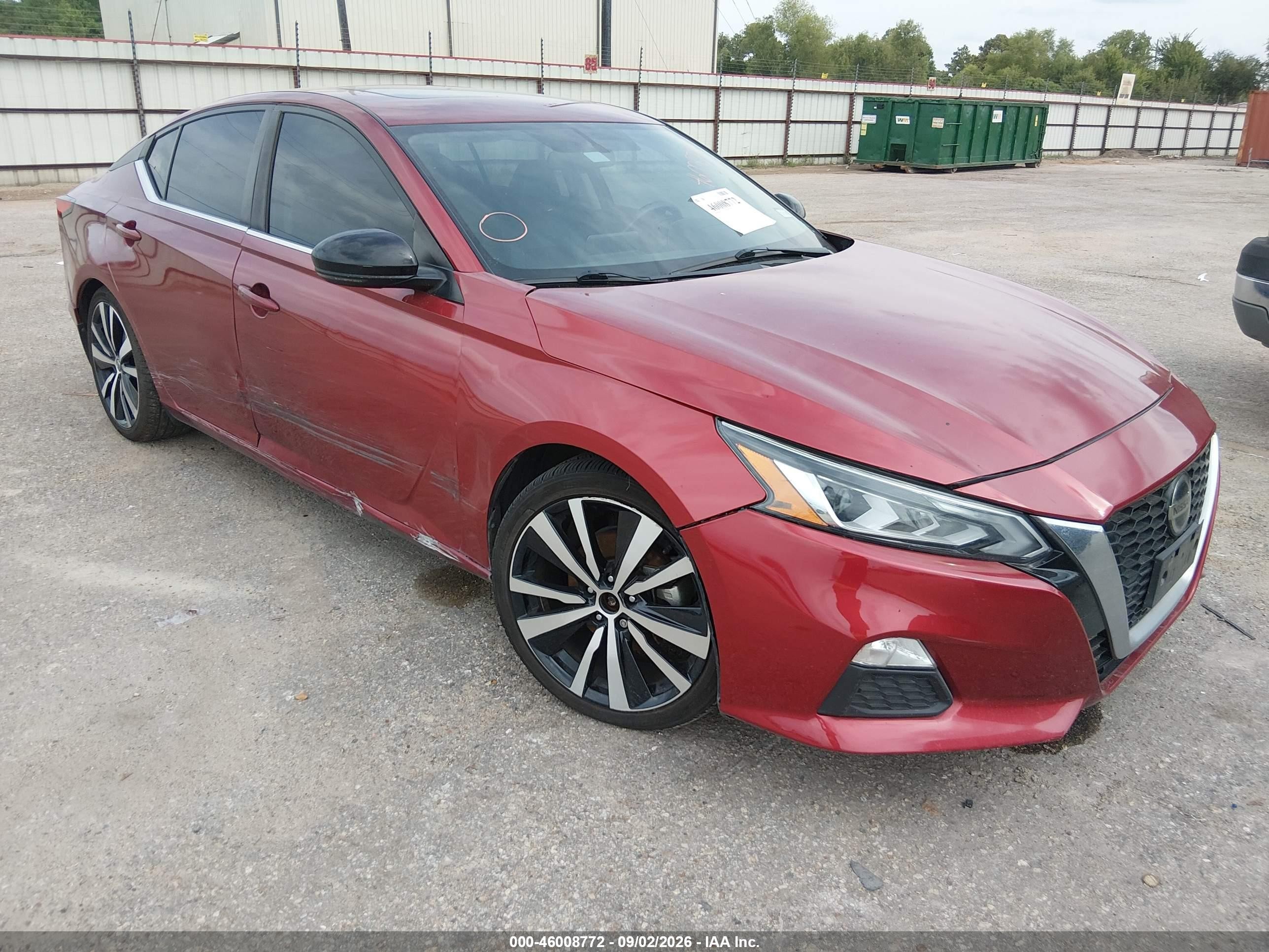2019 Nissan Altima VIN 1N4BL4CV5KN306315 — IAAI salvage auction photo