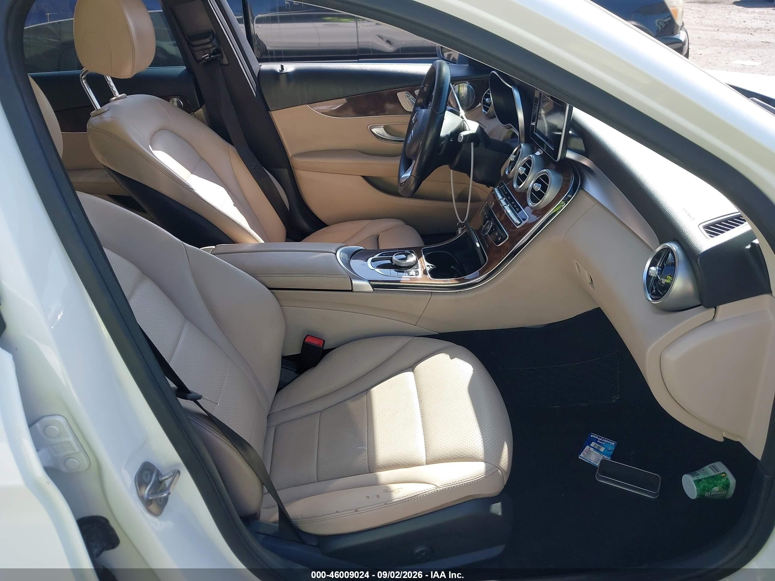 2017 Mercedes-Benz C-Class VIN 55SWF4JB3HU227162 IAAI salvage auction — Rear End, Salvage Certificate (California), sold $5,300 on 2026-09-13 (photo 5)