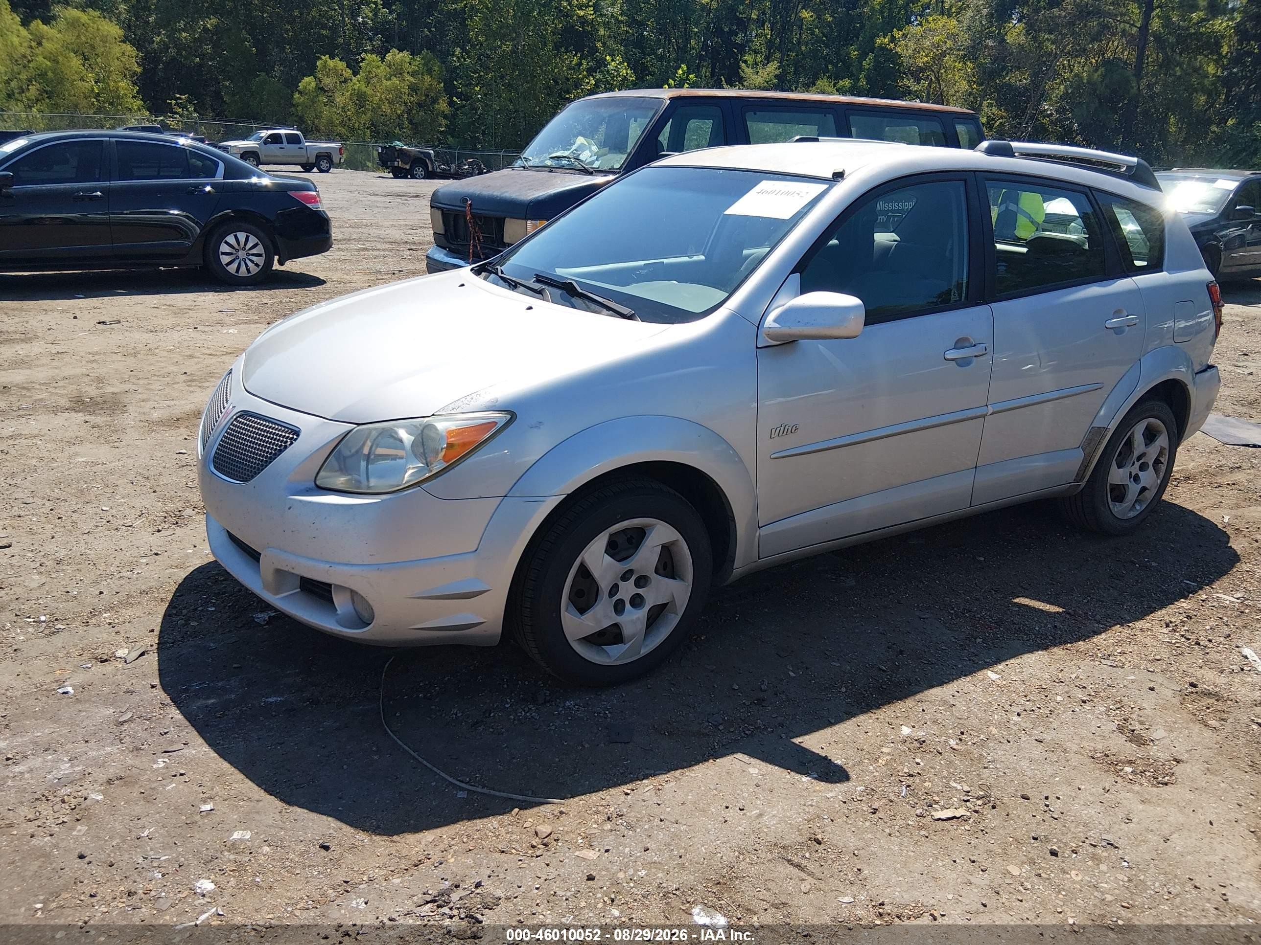 2005 Pontiac Vibe VIN 5Y2SL63805Z404049 IAAI salvage auction — Rear End, Salvage (Mississippi), sold $875 on 2026-09-26 (photo 2)