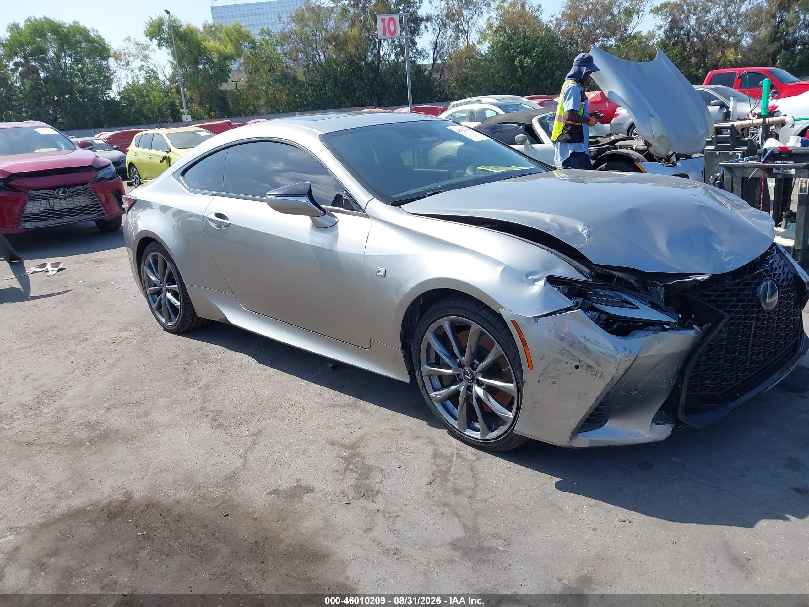2022 Lexus RC 350 VIN JTHGZ5BC4N5026036 — IAAI salvage auction photo