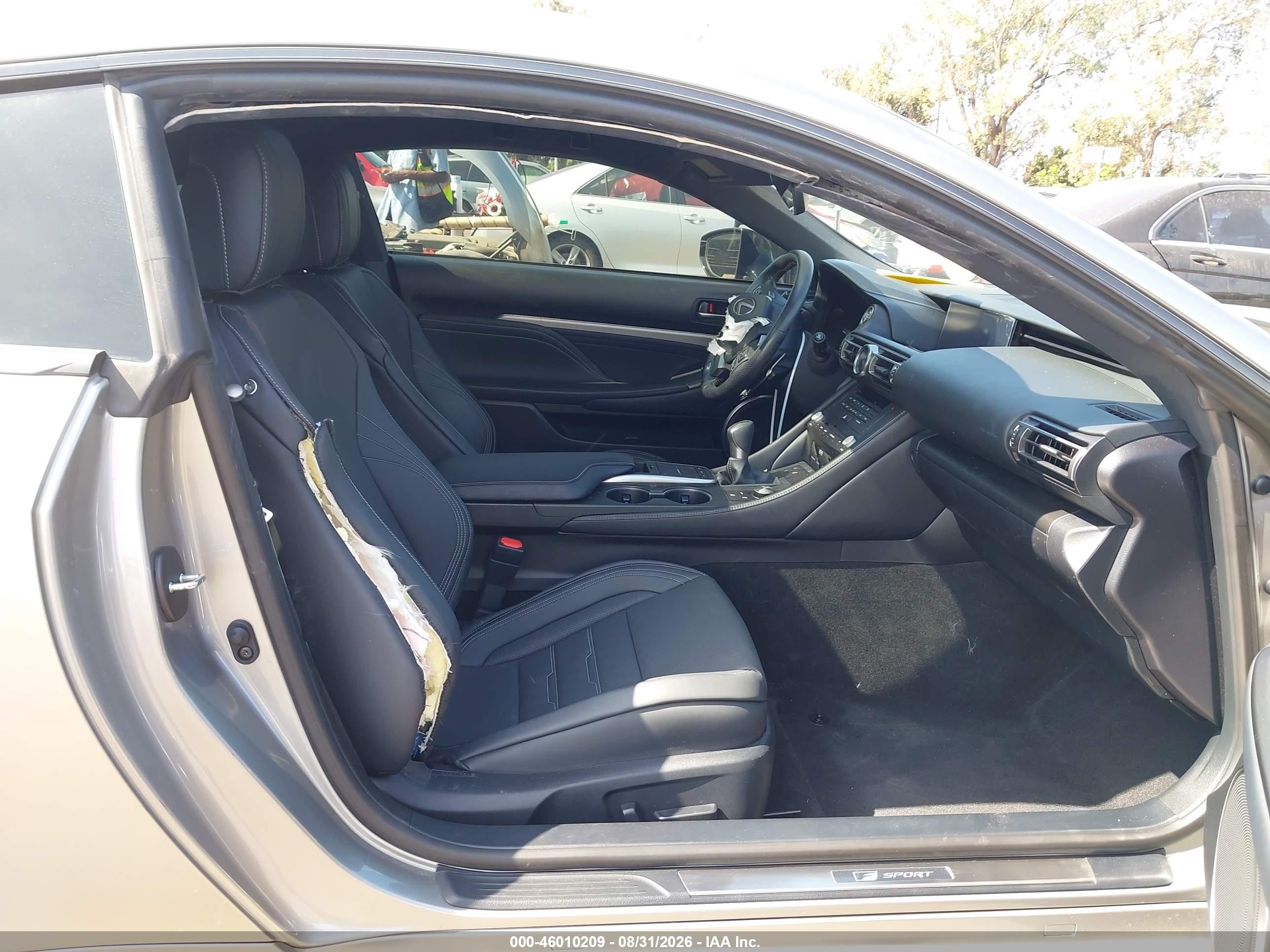 2022 Lexus Rc VIN JTHGZ5BC4N5026036 IAAI salvage auction — Front End, Salvage (California), sold $14,400 on 2026-09-03 (photo 5)