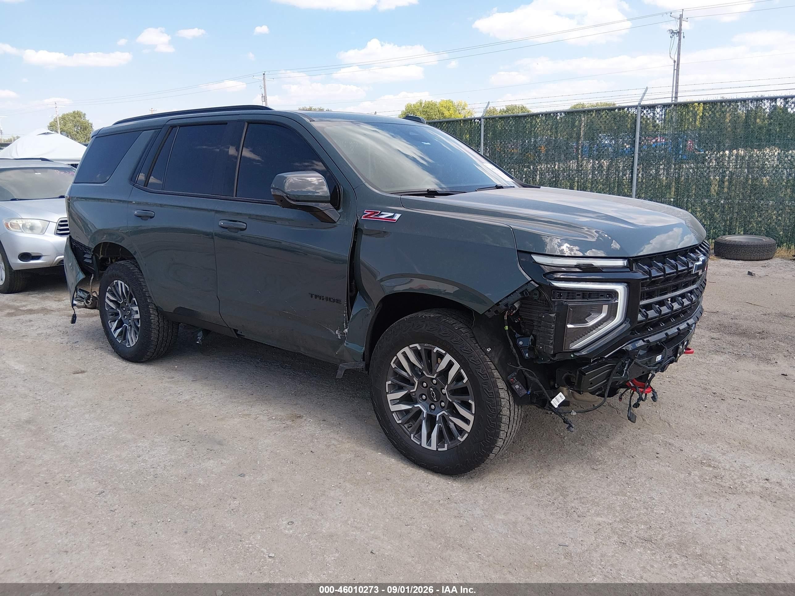 2026 Chevrolet Tahoe VIN 1GNS6PK8XTR134332 — IAAI salvage auction photo