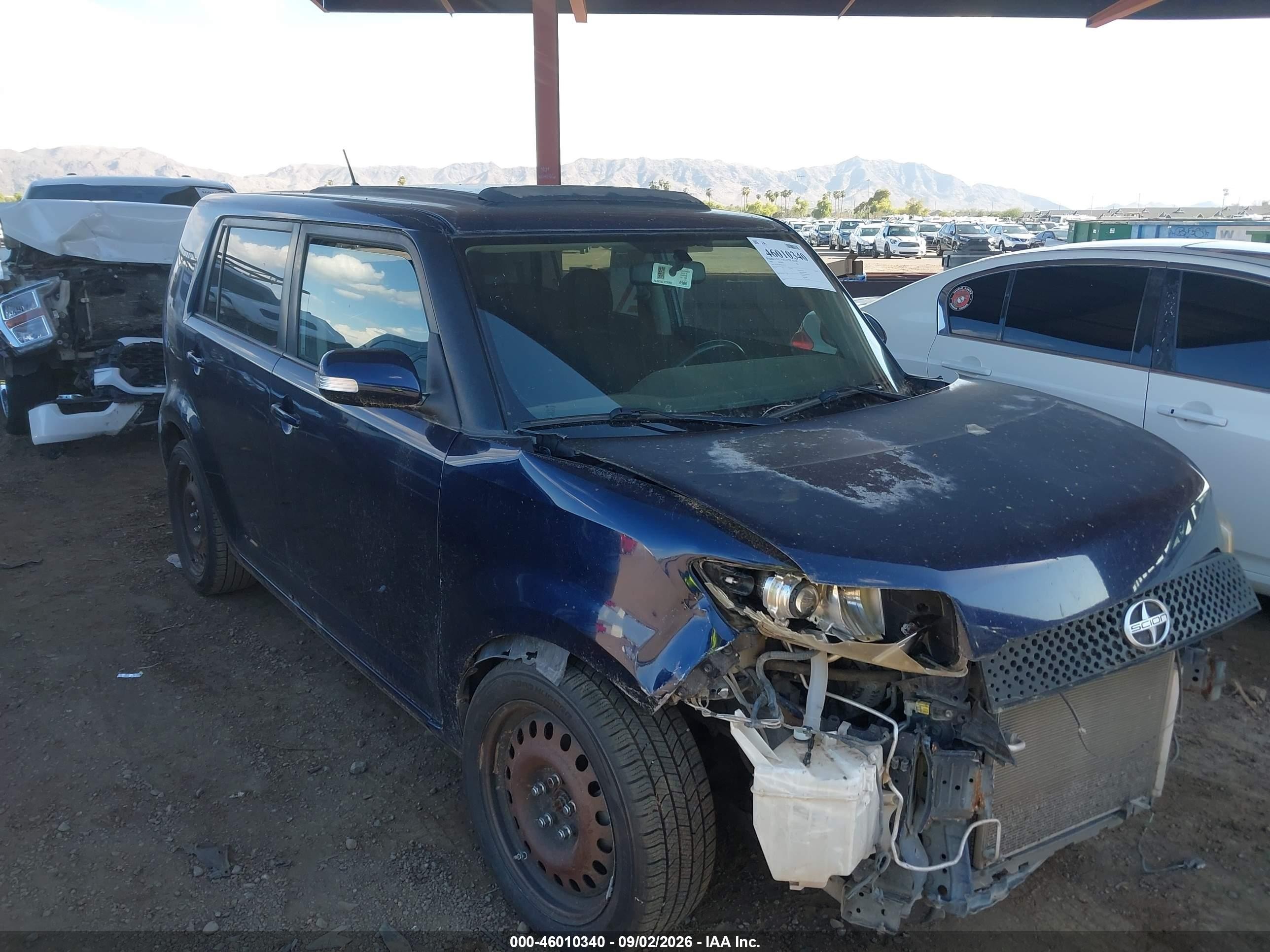 2008 Scion xB VIN JTLKE50E481041521 IAAI salvage auction — Normal Wear, Clear-Dealer Only (Arizona), sold $600 on 2026-10-02 (photo 1)