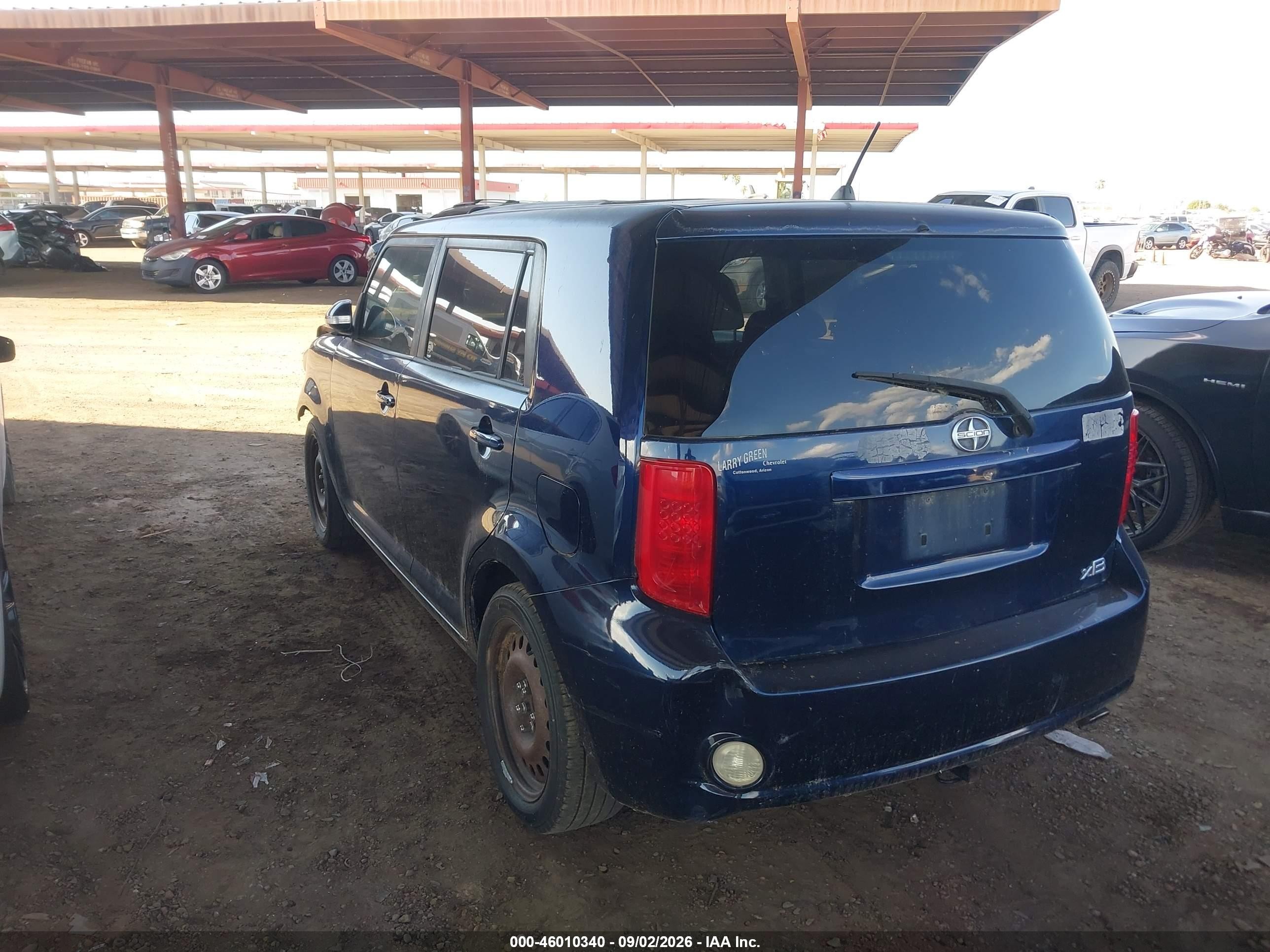 2008 Scion xB VIN JTLKE50E481041521 IAAI salvage auction — Normal Wear, Clear-Dealer Only (Arizona), sold $600 on 2026-10-02 (photo 3)