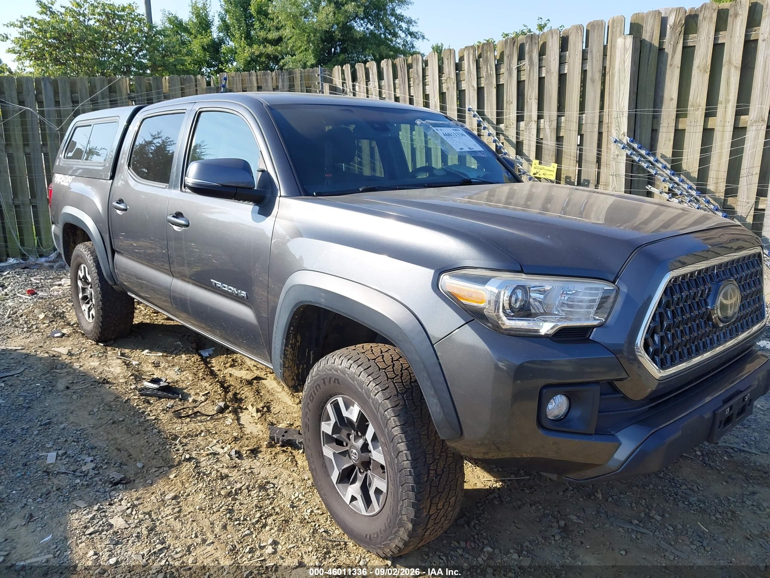 2019 Toyota Tacoma VIN 3TMCZ5AN9KM266305 — IAAI salvage auction photo