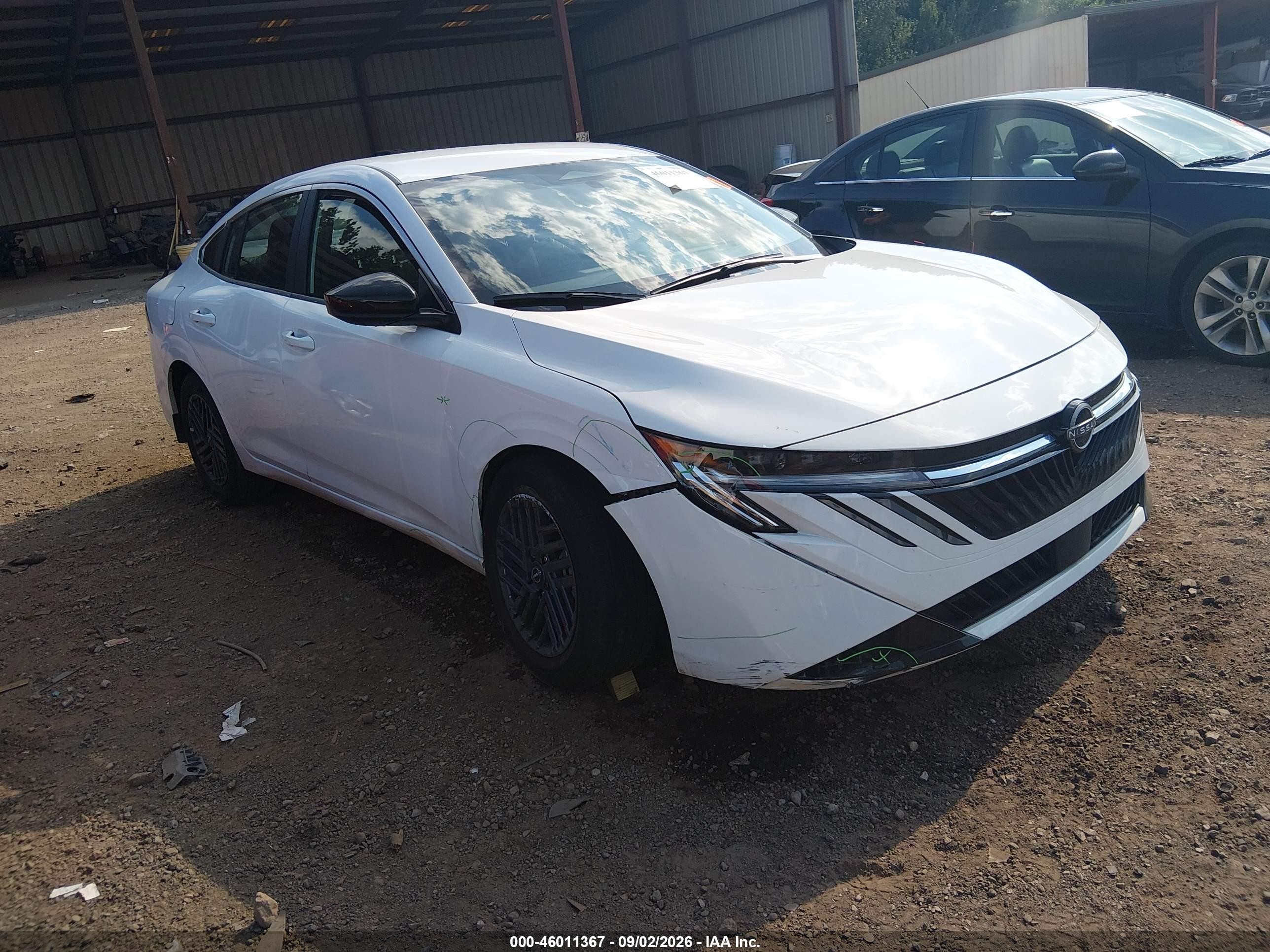 2026 Nissan Sentra VIN 3N1AB9CV0TY261782 — IAAI salvage auction photo