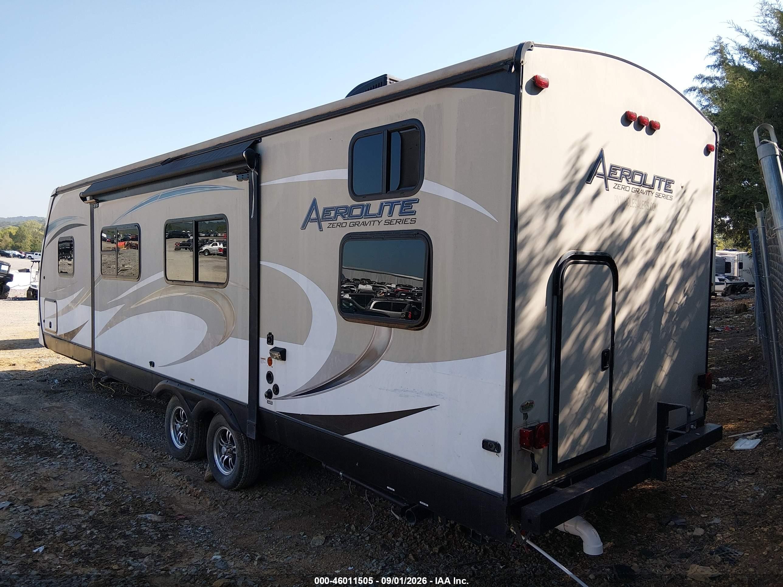 2017 Keystone Rv Aer VIN 4YDT28224HP910030 IAAI salvage auction — Front End, Clear (Tennessee), sold $350 on 2026-09-10 (photo 3)