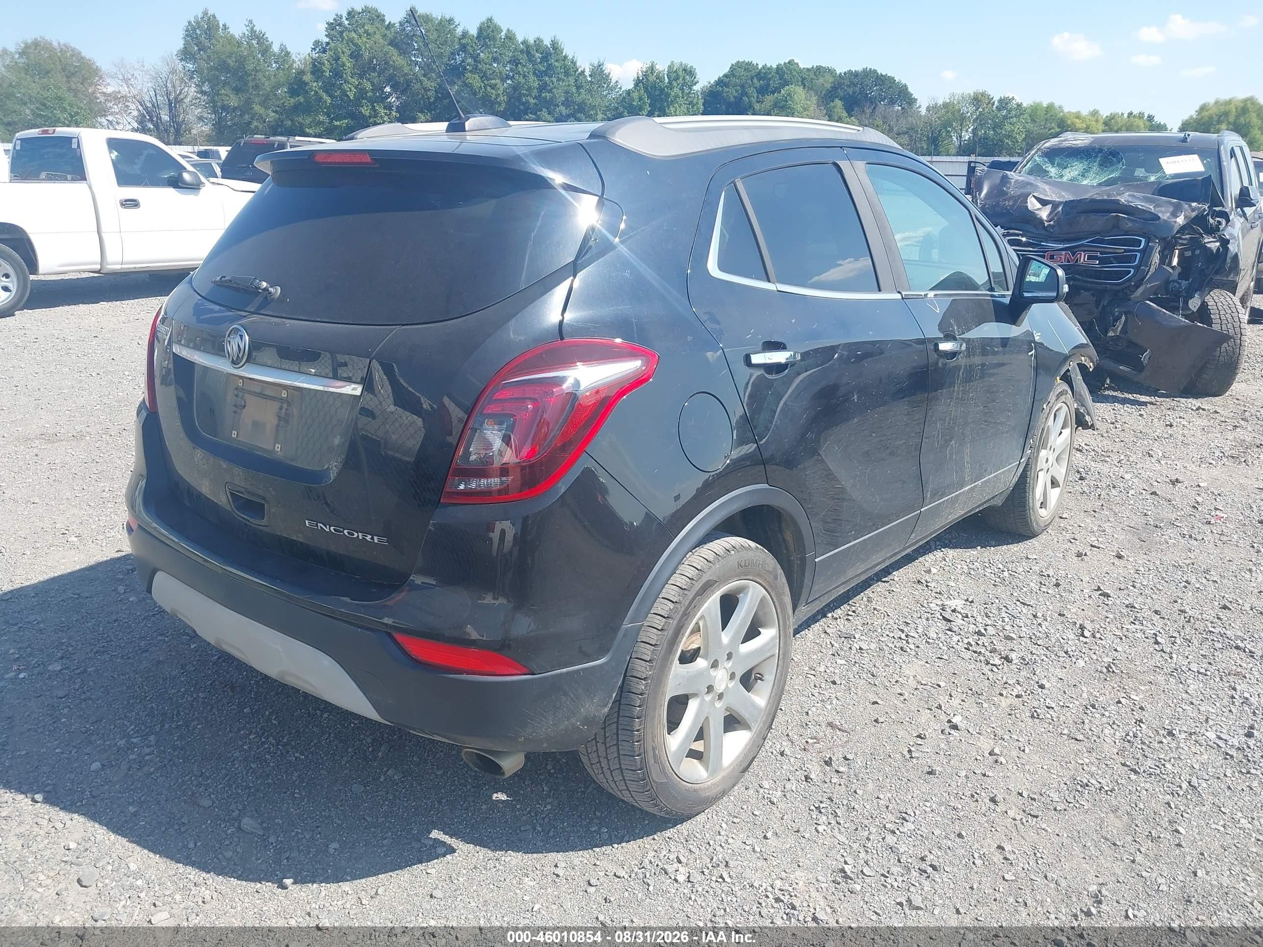 2019 Buick Encore VIN KL4CJCSM7KB922620 IAAI salvage auction — Unknown, Salvage (Arkansas), sold $2,200 on 2026-09-18 (photo 4)