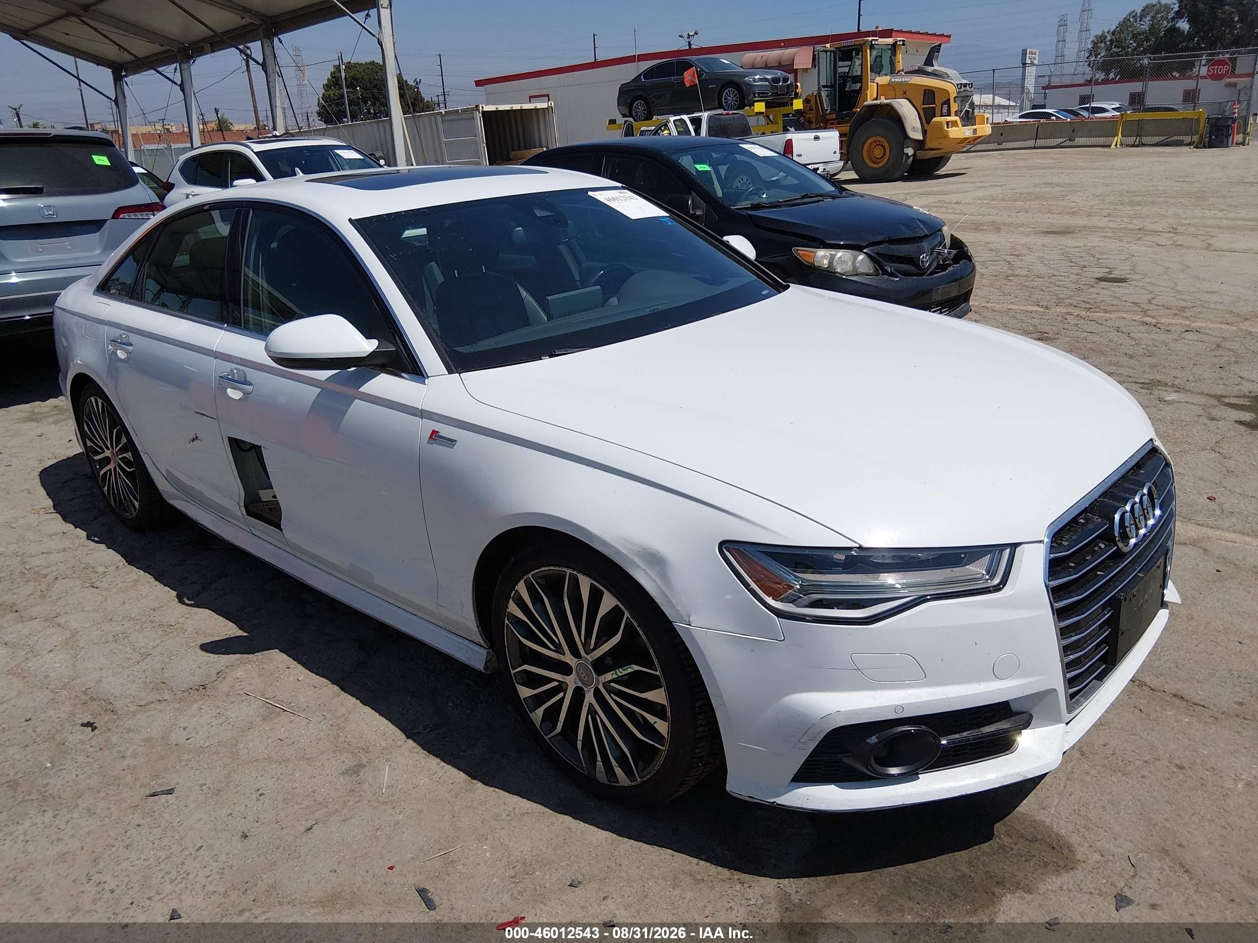 2018 Audi A6 VIN WAUG3AFC8JN033634 IAAI salvage auction — Side, Salvage (California), sold $5,000 on 2026-09-07 (photo 1)