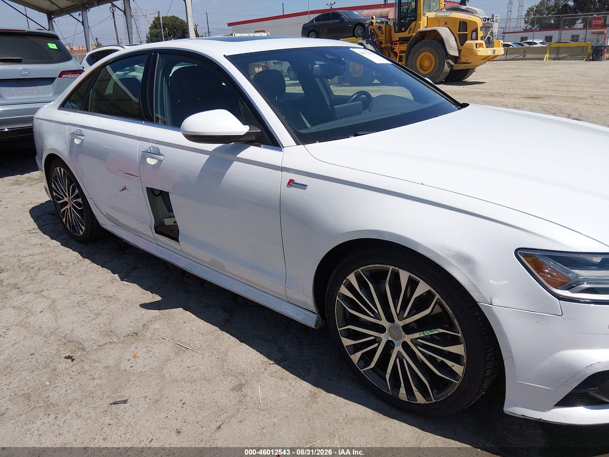2018 Audi A6 VIN WAUG3AFC8JN033634 IAAI salvage auction — Side, Salvage (California), sold $5,000 on 2026-09-07 (photo 6)