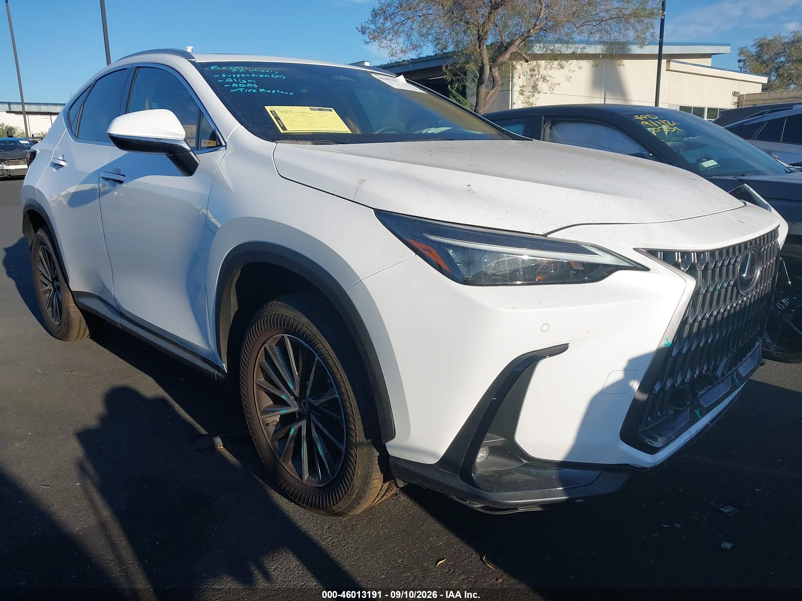 2026 Lexus NX 350 VIN 2T2AGCEZ0TC107841 — IAAI salvage auction photo