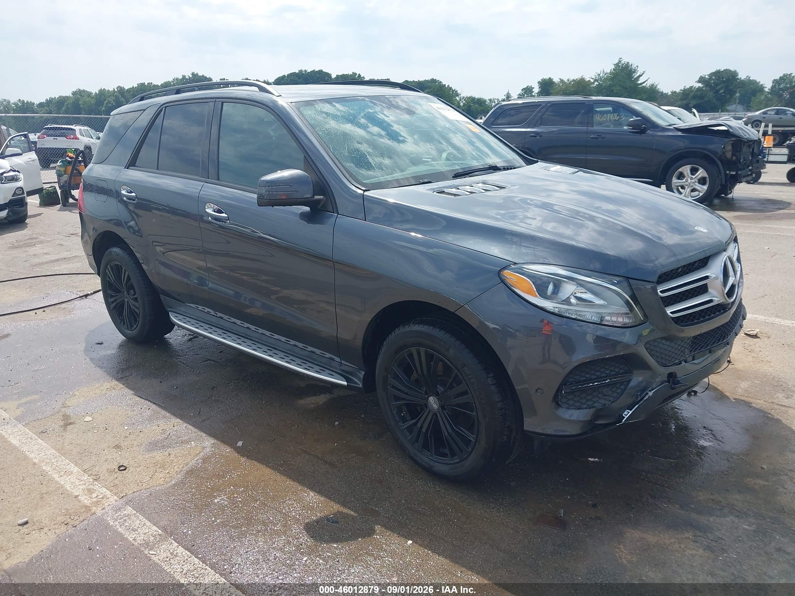2016 Mercedes-Benz GLE-Class VIN 4JGDA5HB7GA790012 — IAAI salvage auction photo
