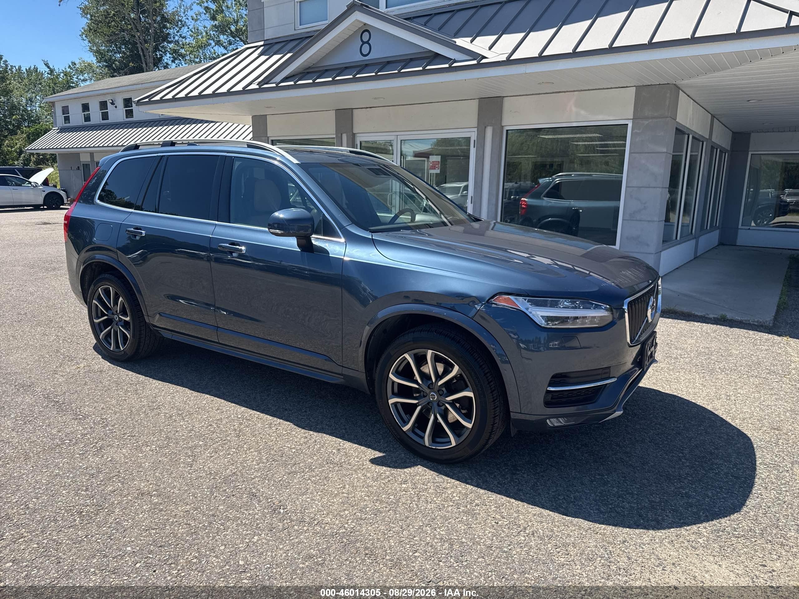 2018 Volvo Xc90 VIN YV4A22PK1J1385420 IAAI salvage auction — Unknown, Clear (Massachusetts), sold $8,000 on 2026-09-09 (photo 1)