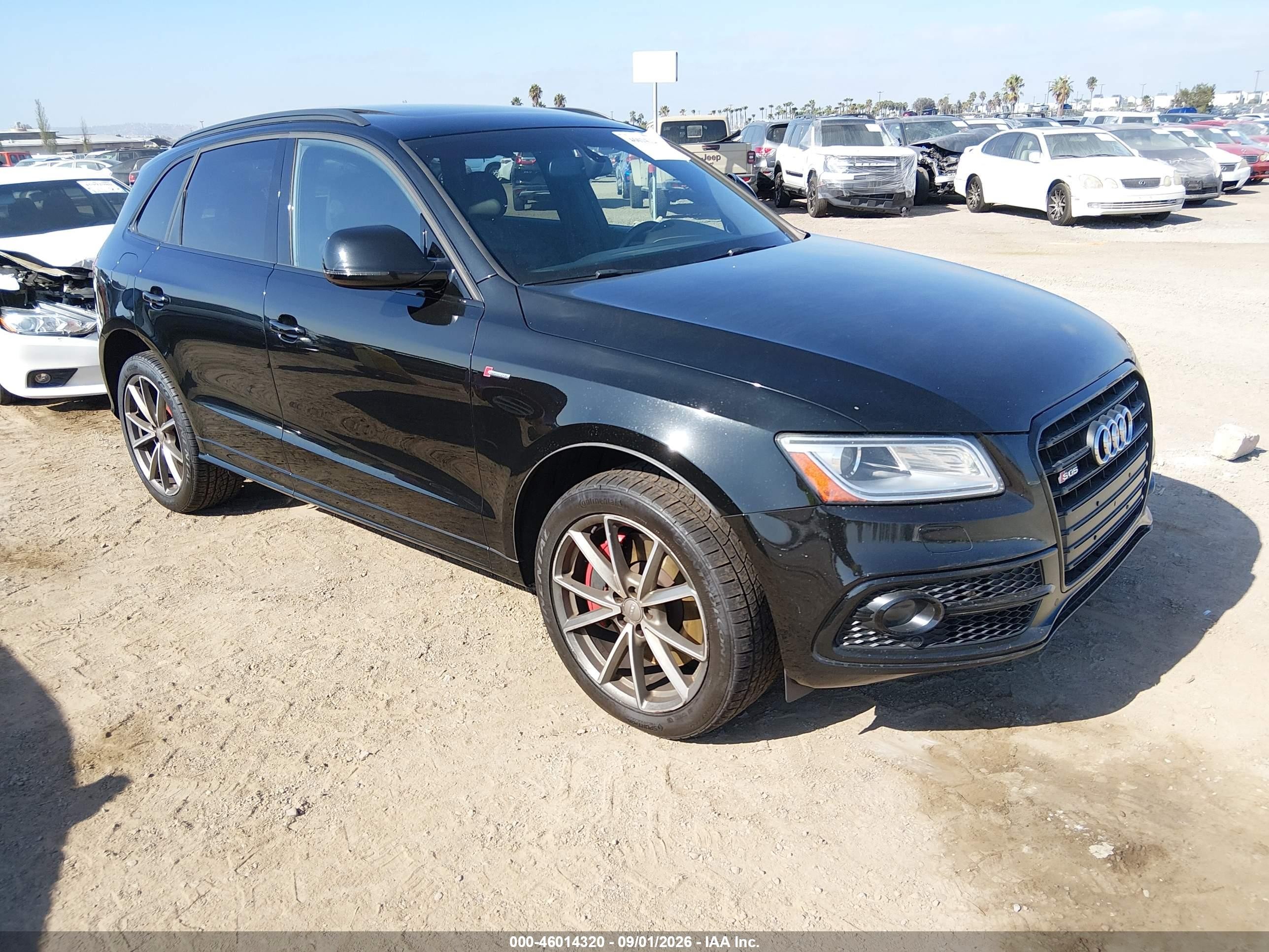 2016 Audi Sq5 VIN WA1CCAFP7GA014863 IAAI salvage auction — Normal Wear, Clear - Dealer Only (California), sold $2,200 on 2026-09-27 (photo 1)