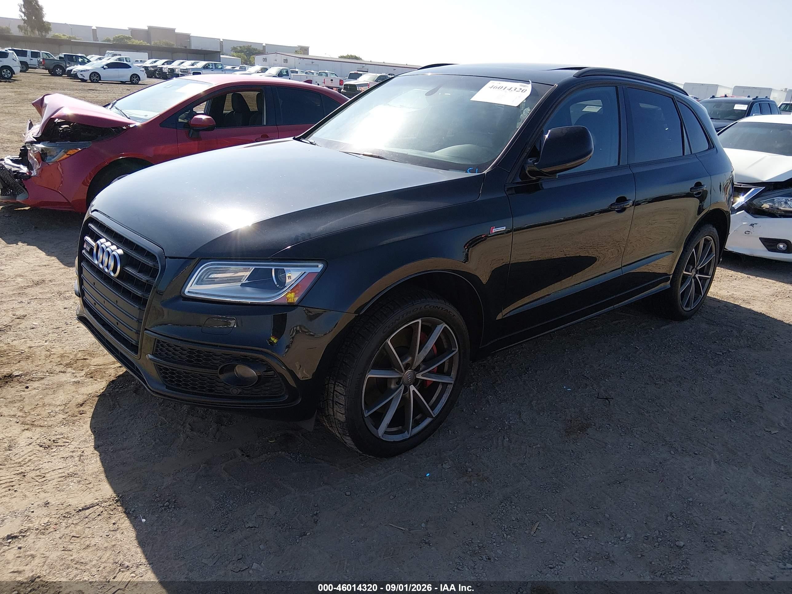 2016 Audi Sq5 VIN WA1CCAFP7GA014863 IAAI salvage auction — Normal Wear, Clear - Dealer Only (California), sold $2,200 on 2026-09-27 (photo 2)