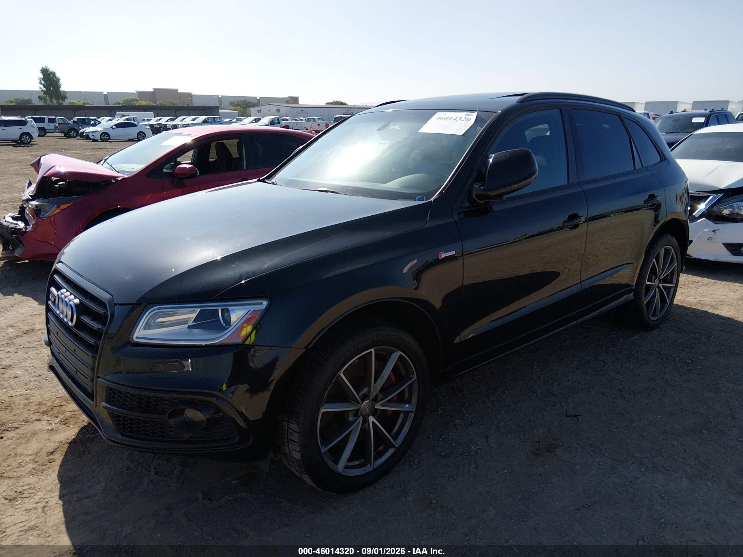2016 Audi Sq5 VIN WA1CCAFP7GA014863 IAAI salvage auction — Normal Wear, Clear - Dealer Only (California), sold $2,200 on 2026-09-27 (photo 6)