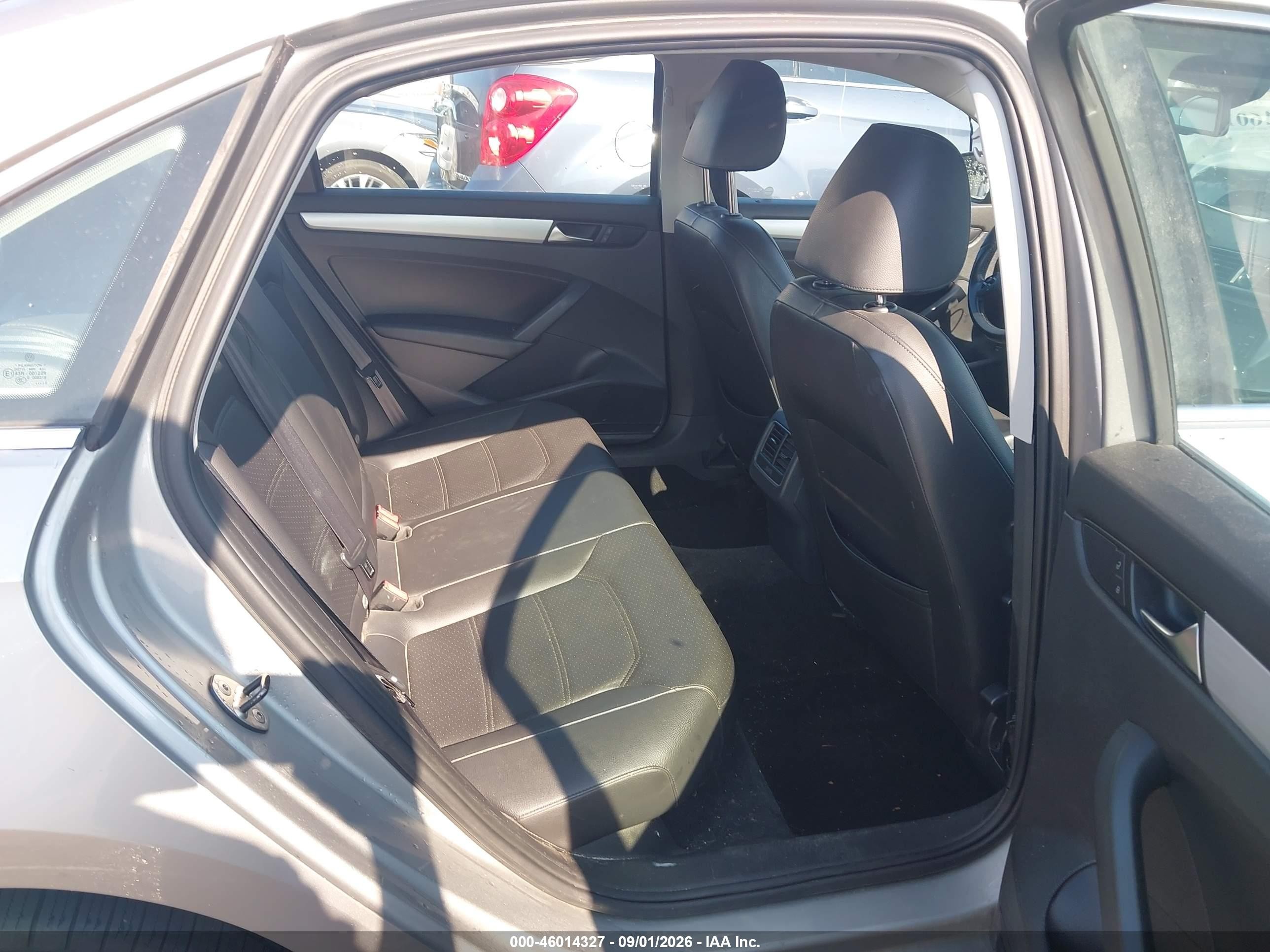 2013 Volkswagen Passat VIN 1VWBP7A38DC121236 IAAI salvage auction — Unknown, Salvage (North Carolina), sold $950 on 2026-09-29 (photo 8)