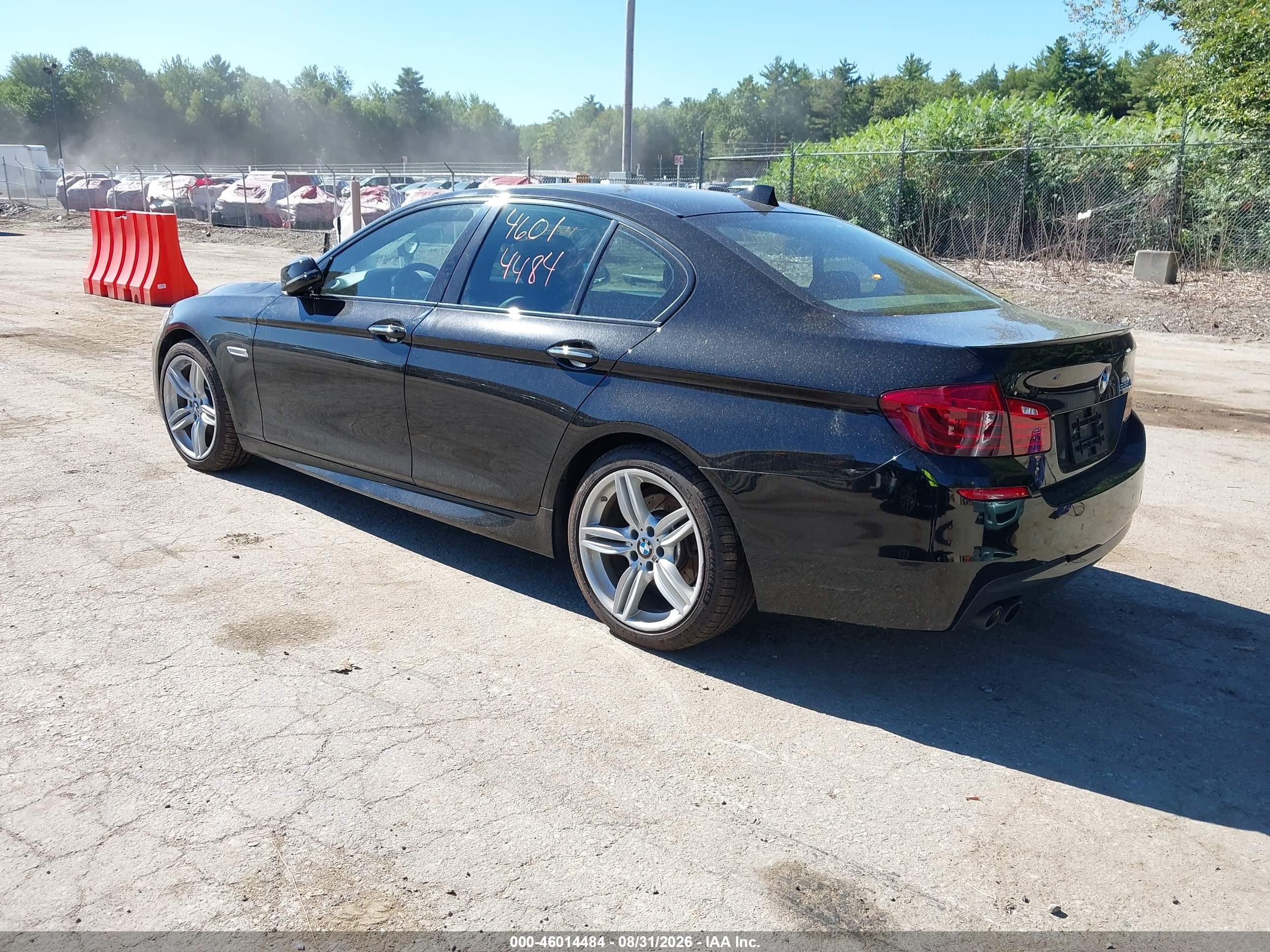 2014 BMW 5 series VIN WBAFV3C57ED684675 IAAI salvage auction — Normal Wear, Clear (Massachusetts), sold $1,050 on 2026-09-08 (photo 3)
