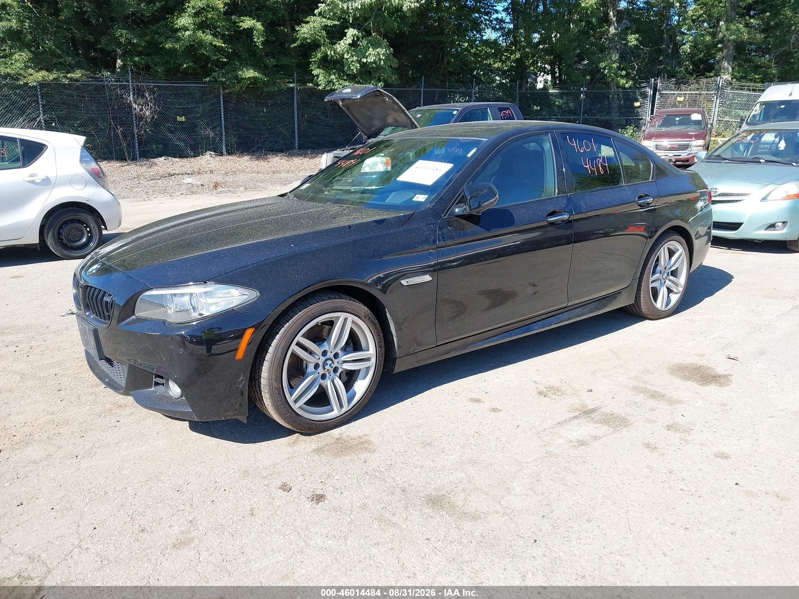 2014 BMW 5 series VIN WBAFV3C57ED684675 IAAI salvage auction — Normal Wear, Clear (Massachusetts), sold $1,050 on 2026-09-08 (photo 2)
