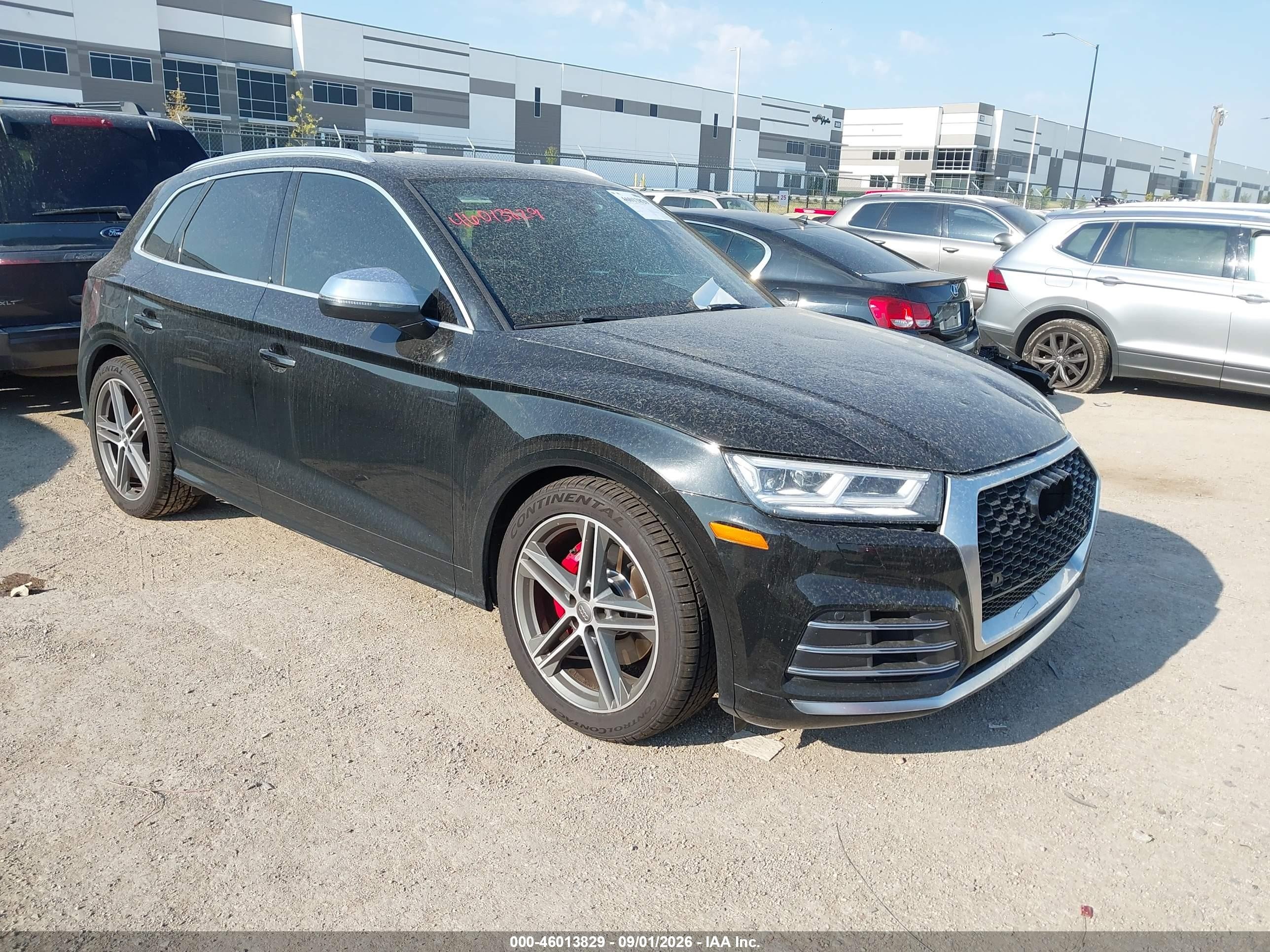 2019 Audi Sq5 VIN WA1B4AFY2K2004455 IAAI salvage auction — Front End, Original (Texas), sold $13,000 on 2026-10-08 (photo 1)
