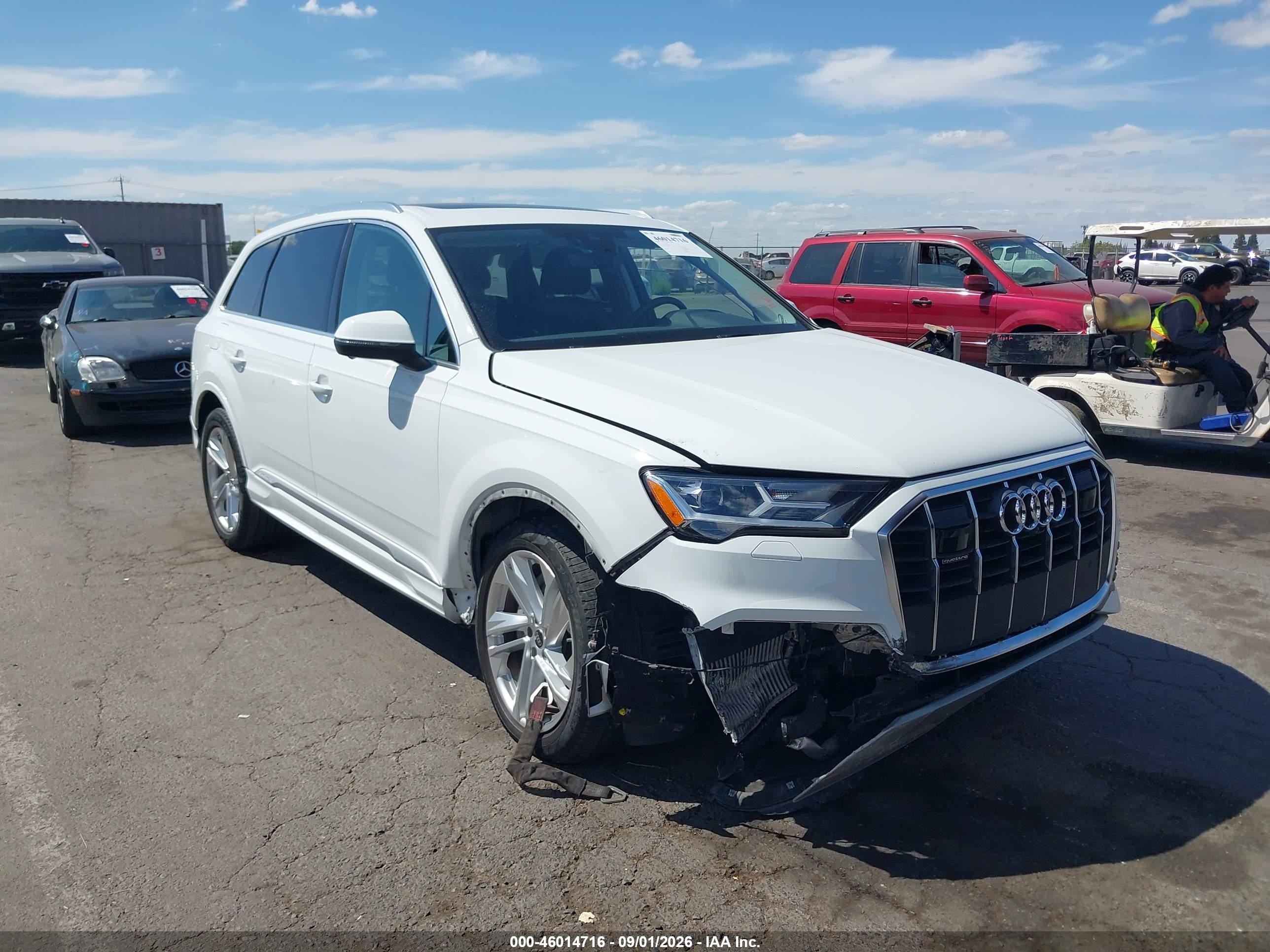 2022 Audi Q7 VIN WA1LXBF74ND022134 IAAI salvage auction — Front End, Salvage (California), sold $14,100 on 2026-09-12 (photo 6)