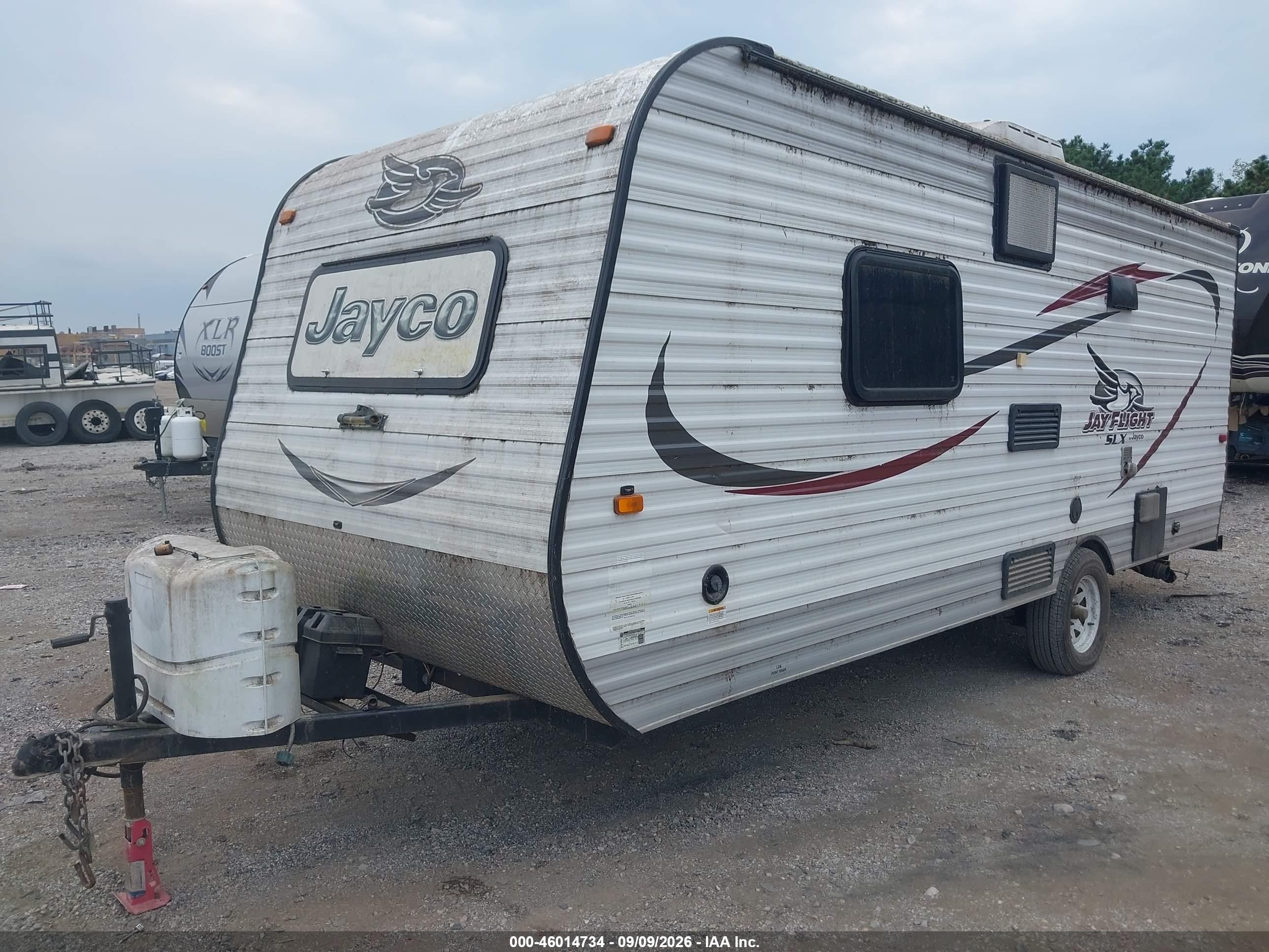 2015 Jayco Jay Flight VIN 1UJBJ0AJ1F17A0511 IAAI salvage auction — Water/Flood, Salvage (Indiana), sold $50 on 2026-10-14 (photo 2)