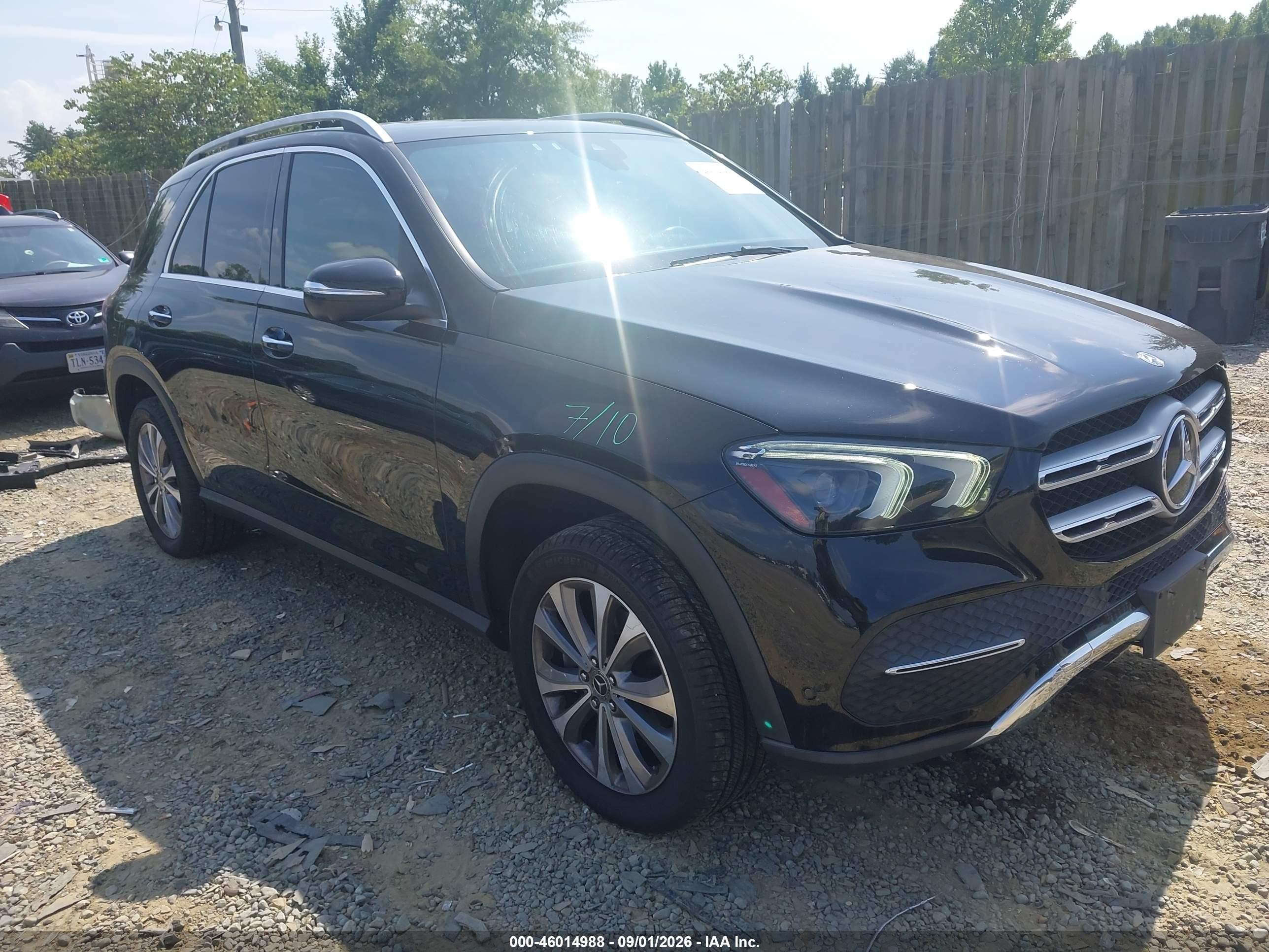 2020 Mercedes-Benz GLE-Class VIN 4JGFB4KB2LA069017 — IAAI salvage auction photo