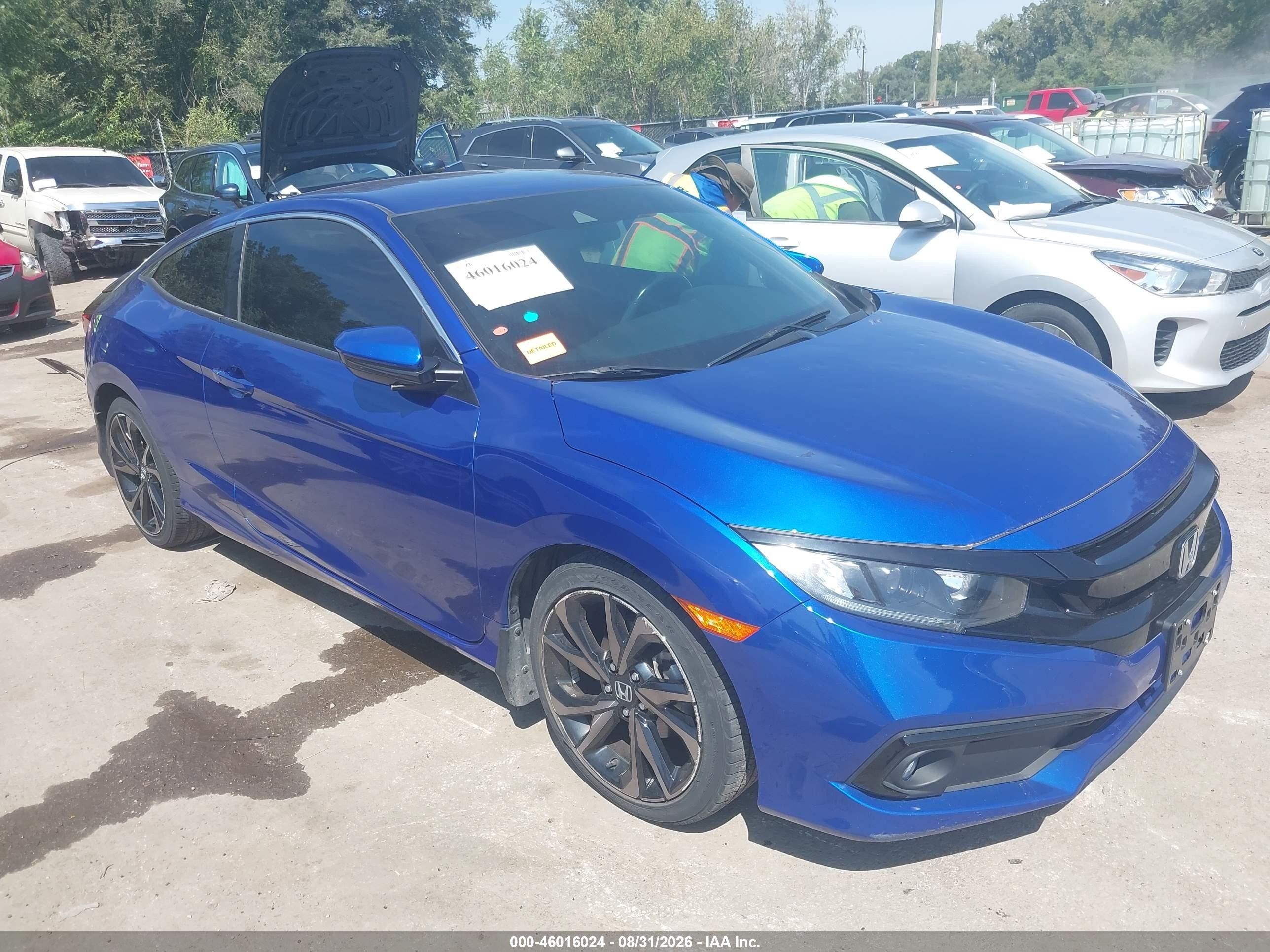 2020 Honda Civic VIN 2HGFC4B87LH303483 — IAAI salvage auction photo