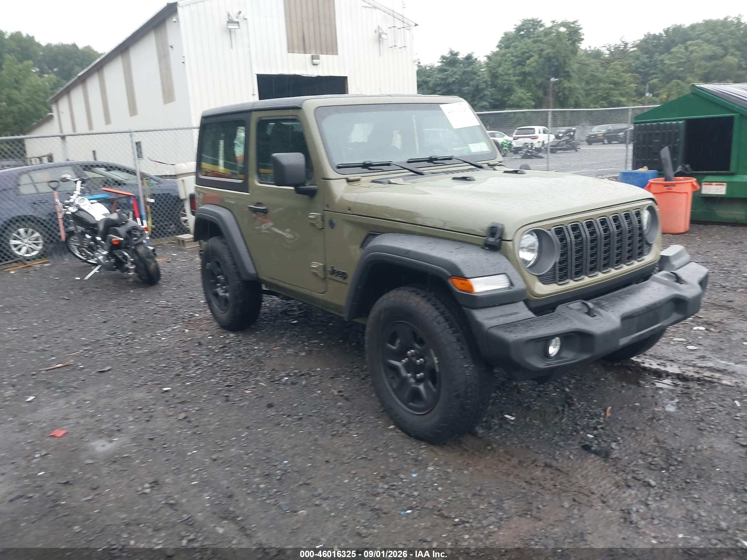 2026 Jeep Wrangler VIN 1C4PJXANXTW160242 — IAAI salvage auction photo