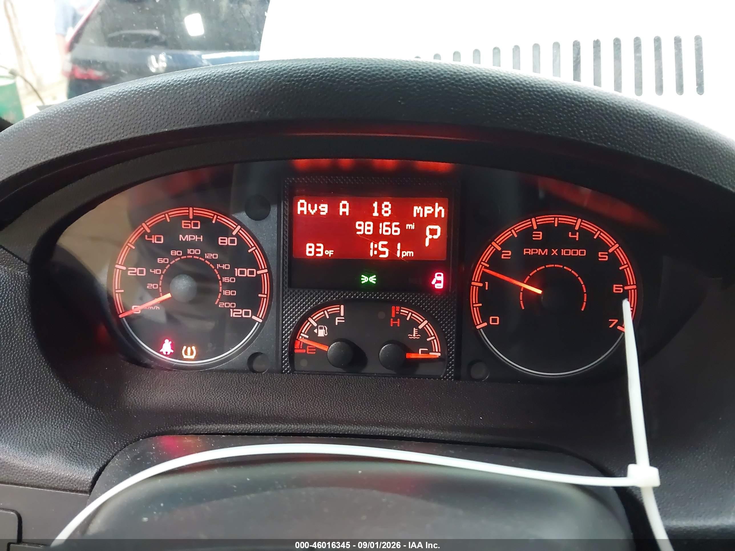 2019 Ram ProMaster 2500 VIN 3C6TRVDG9KE511666 IAAI salvage auction — Hail, Salvage (Pennsylvania), sold $5,800 on 2026-09-12 (photo 7)