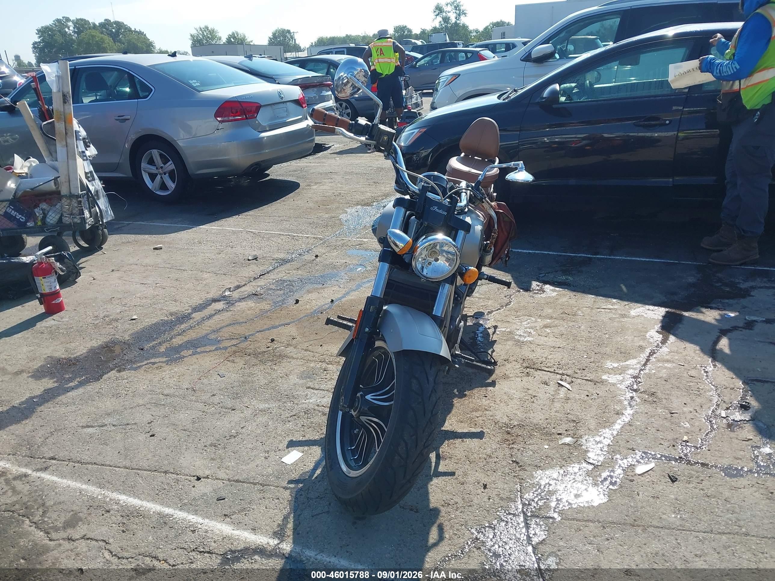 2016 Indian Motorcycle Co. SCOUT VIN 56KMSB003G3115752 IAAI salvage auction — Side, Salvage (North Carolina), sold $2,150 on 2026-09-29 (photo 5)