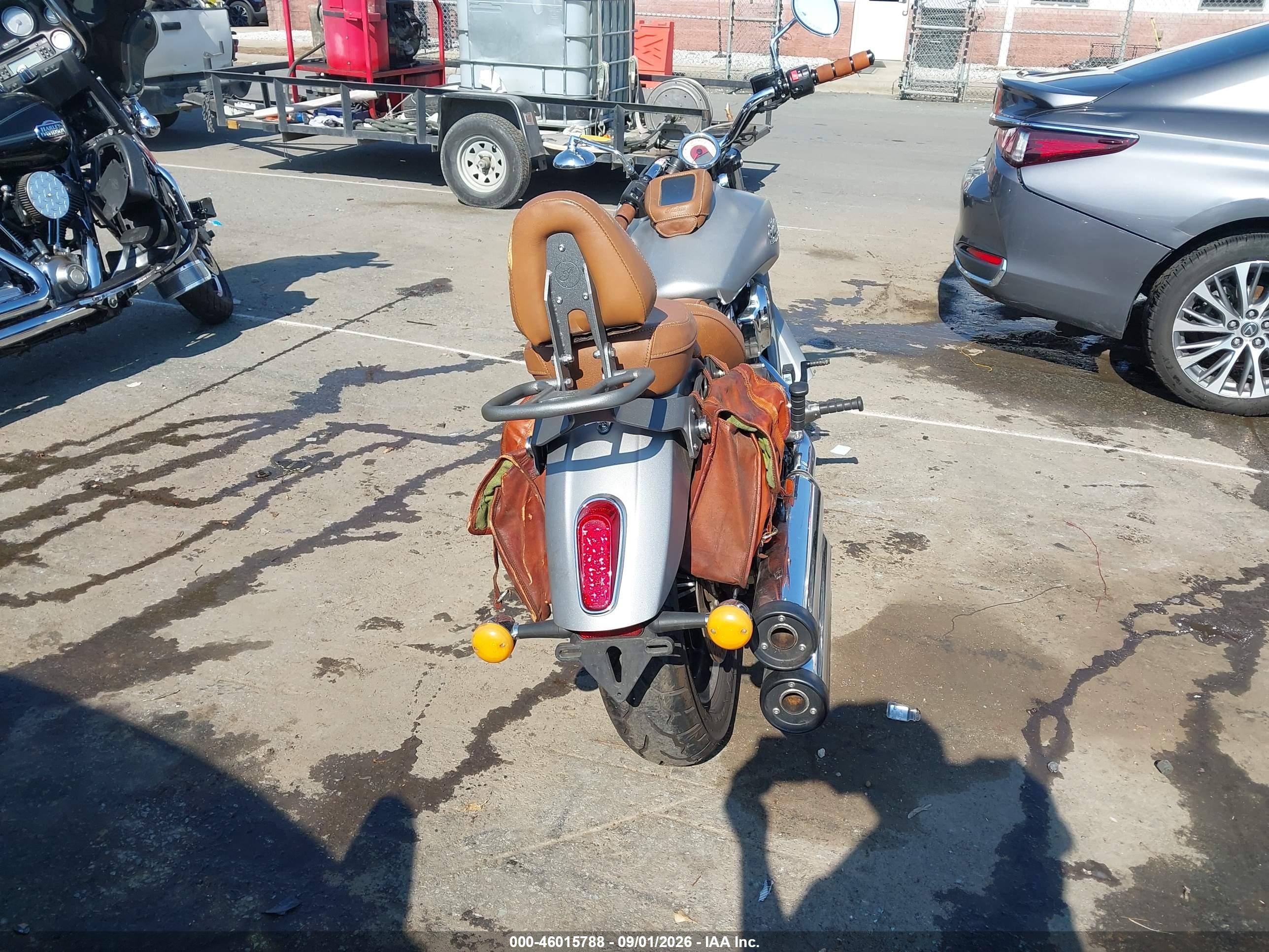 2016 Indian Motorcycle Co. SCOUT VIN 56KMSB003G3115752 IAAI salvage auction — Side, Salvage (North Carolina), sold $2,150 on 2026-09-29 (photo 6)