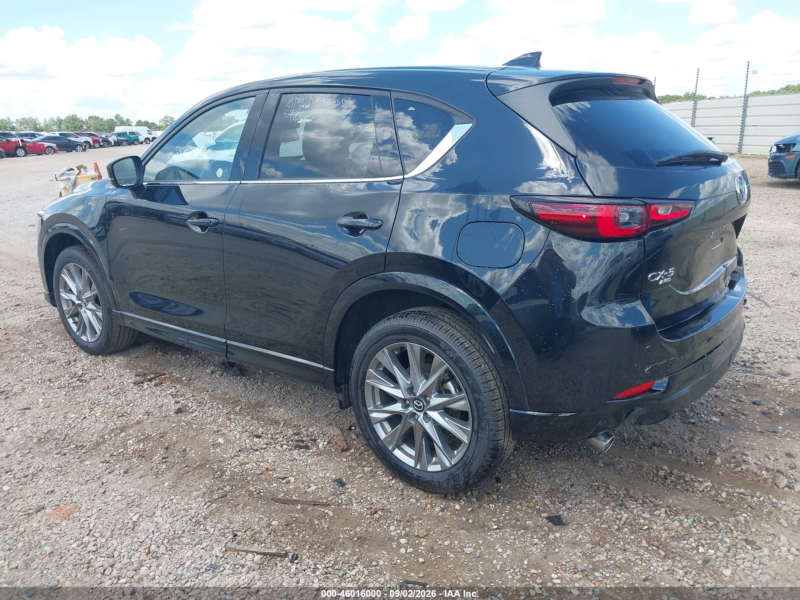 2025 Mazda CX-5 VIN JM3KFBEM9S0806752 IAAI salvage auction — Rear End, Clear (Florida), sold $21,300 on 2026-09-16 (photo 3)